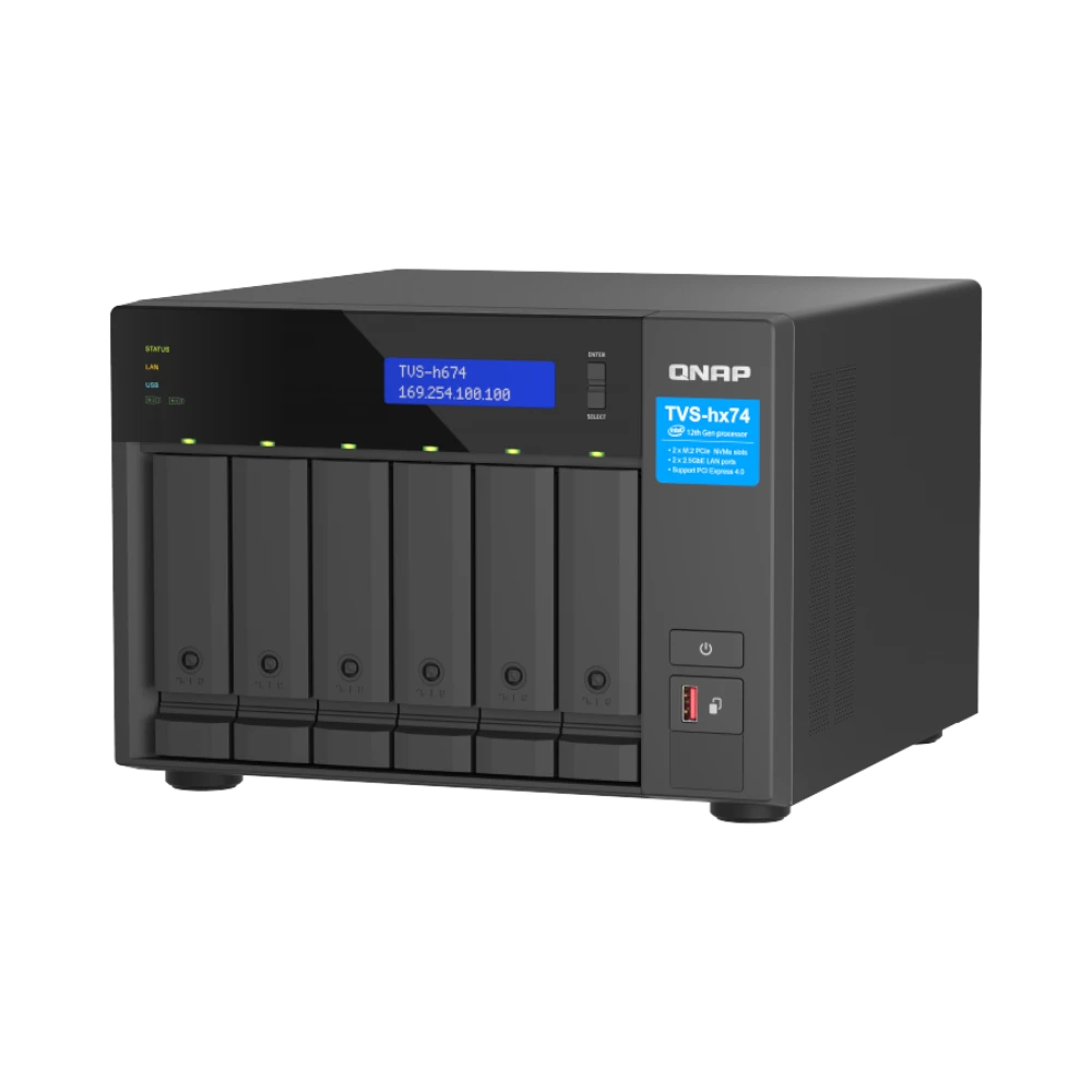 QNAP TVS-h674 6-Bay NAS Enclosure — Being Shipped