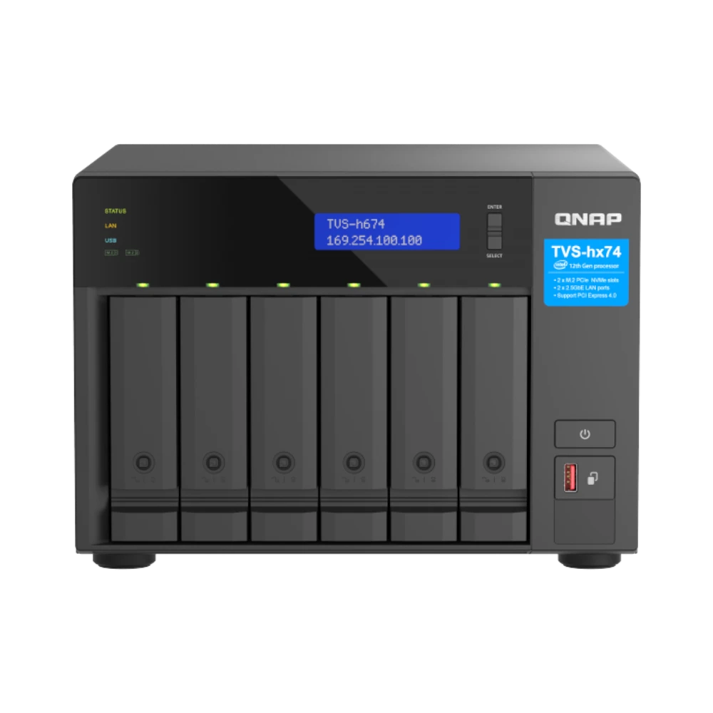 QNAP TVS-h674 6-Bay NAS Enclosure — Being Shipped