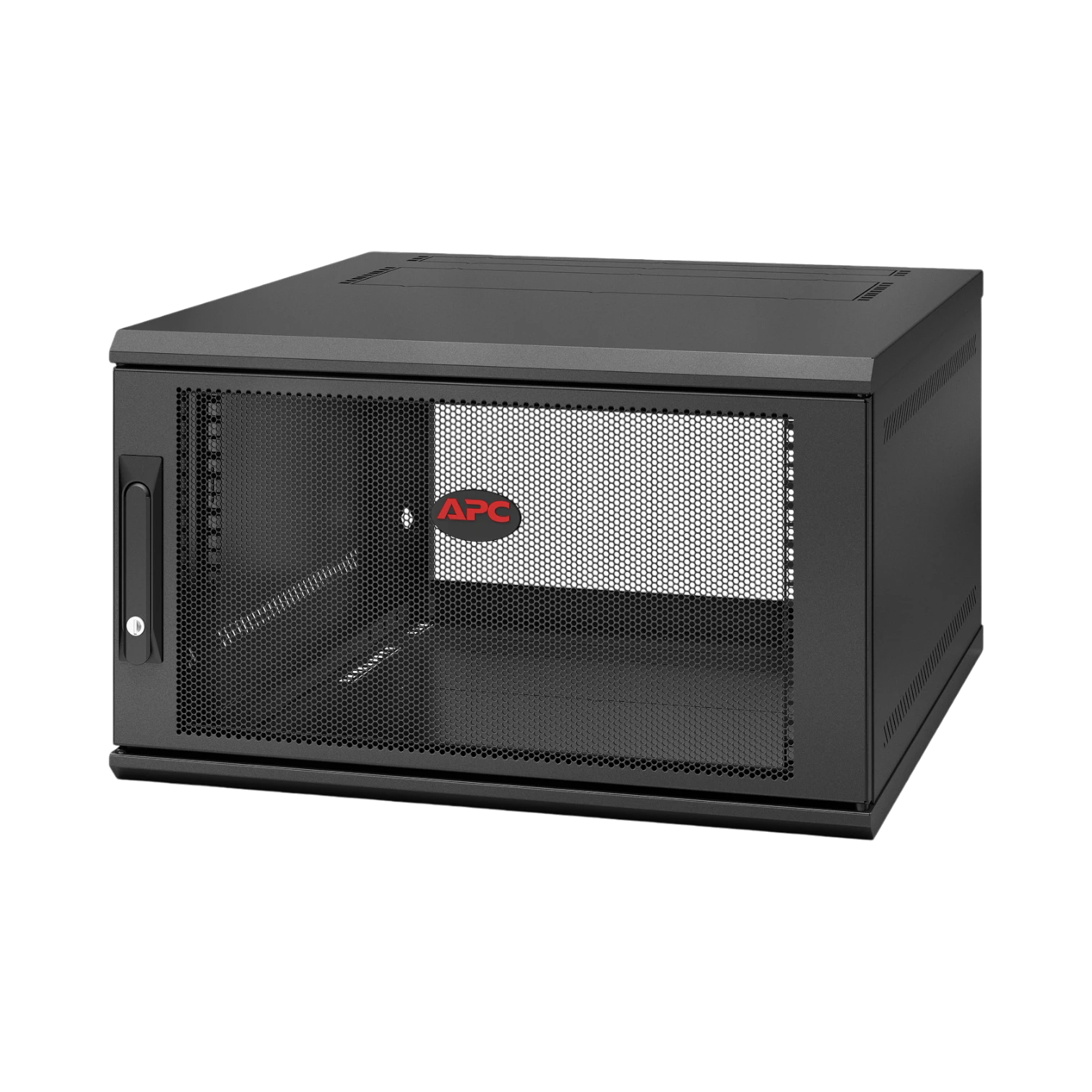 APC NetShelter 6U Wallmount Rack Enclosure Cabinet Single Hinged Server Depth — Being Shipped