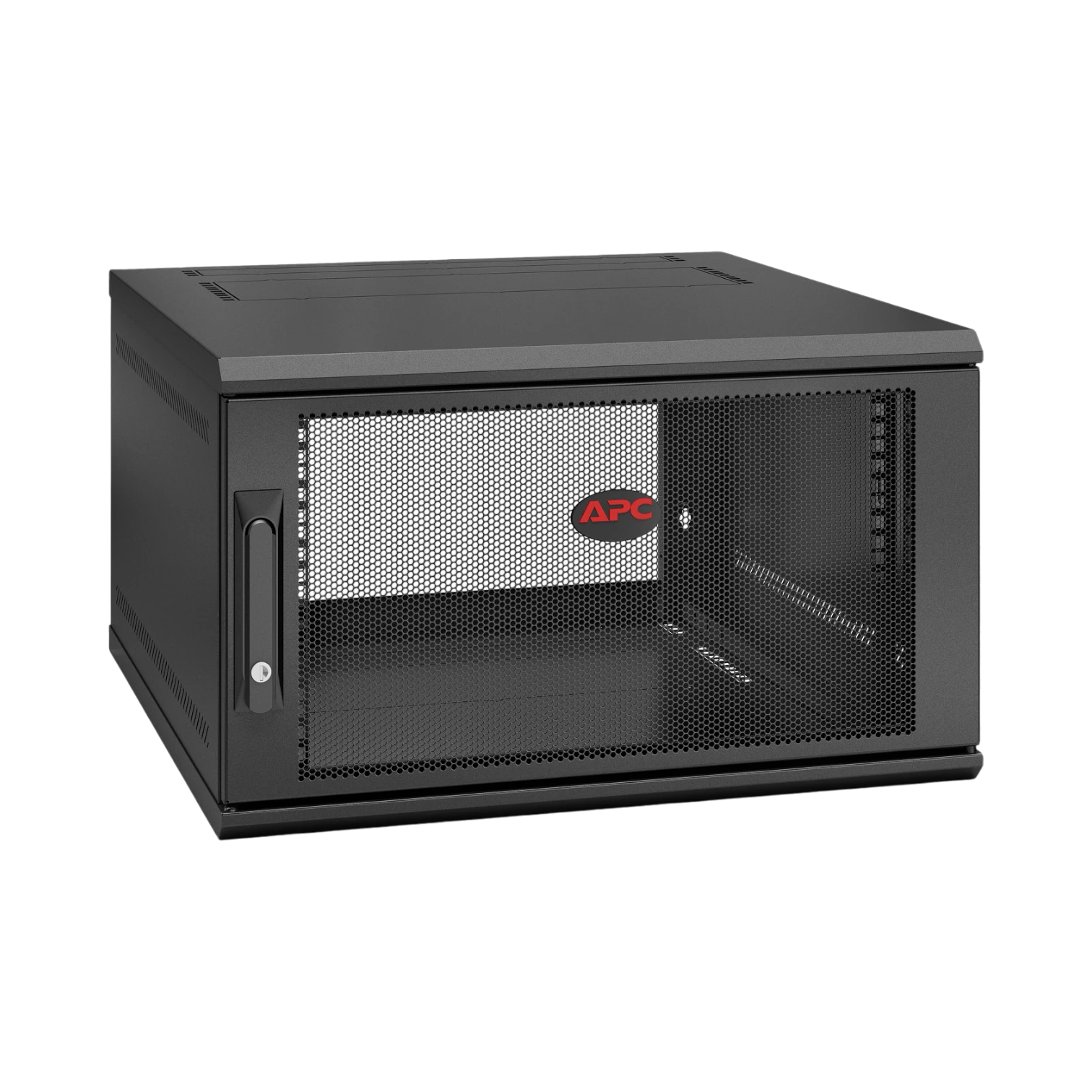 APC NetShelter 6U Wallmount Rack Enclosure Cabinet Single Hinged Server Depth — Being Shipped