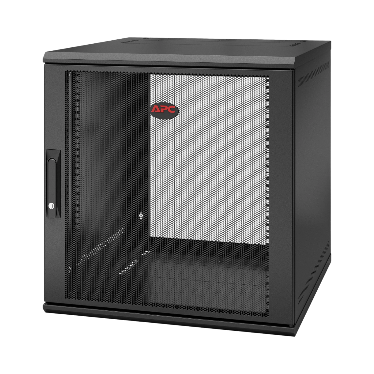 APC NetShelter 12U Wallmount Rack Enclosure Cabinet Single Hinged Server Depth — Being Shipped