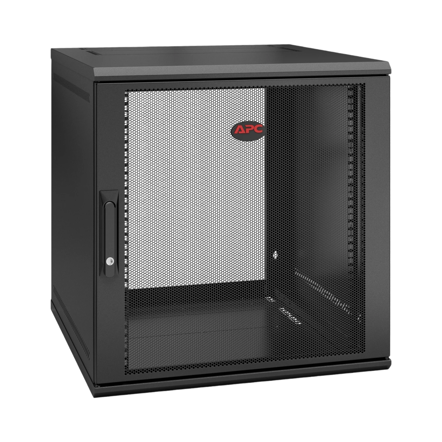 APC NetShelter 12U Wallmount Rack Enclosure Cabinet Single Hinged Server Depth — Being Shipped