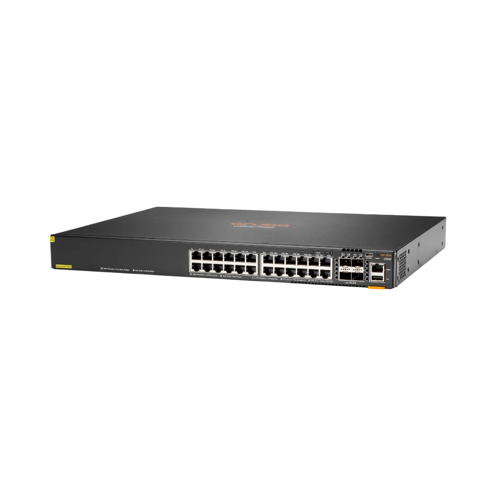 Aruba 6200F 24-Port PoE+ Compliant Gigabit Managed Network Switch — Being Shipped