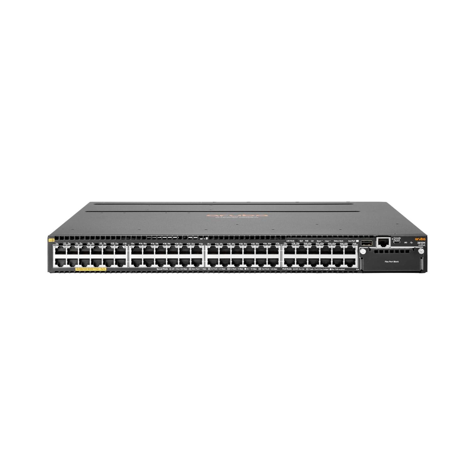 Aruba 3810M 48-Port PoE+ Compliant Gigabit Managed Network Switch — Being Shipped