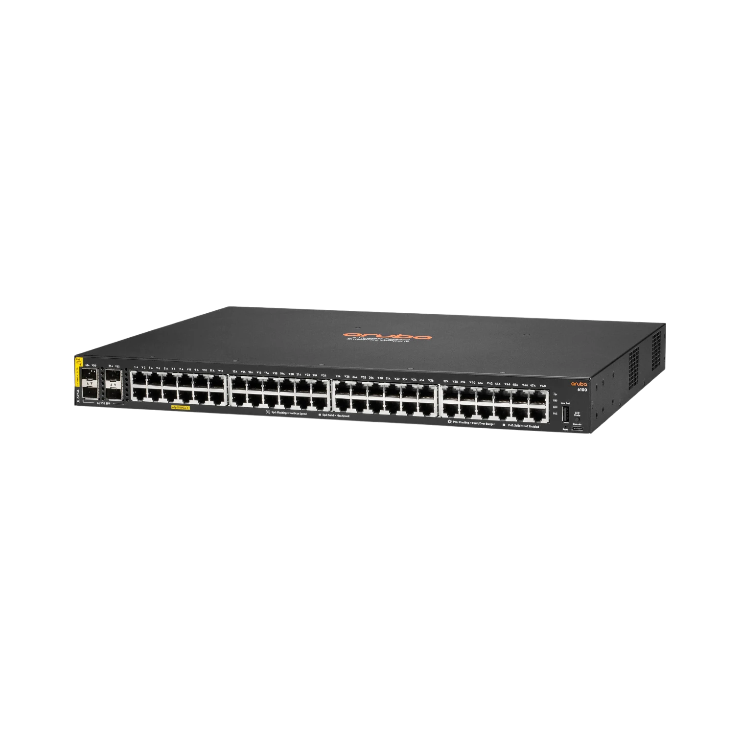 Aruba 6100 48-Port Gigabit PoE+ Compliant Managed Network Switch — Being Shipped