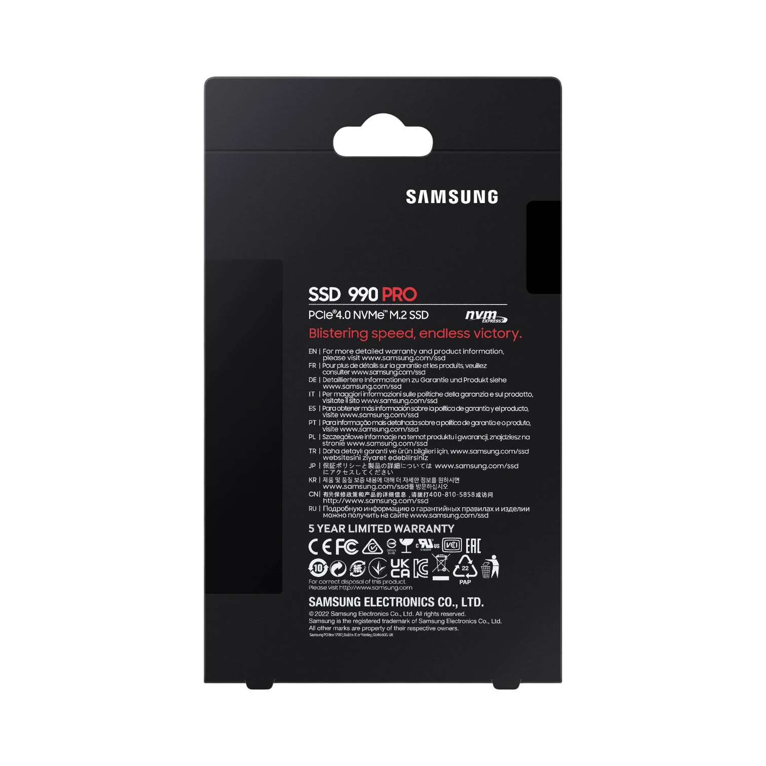 Samsung 990 PRO 2TB M.2 PCIe 4.0 NVMe SSD — Being Shipped