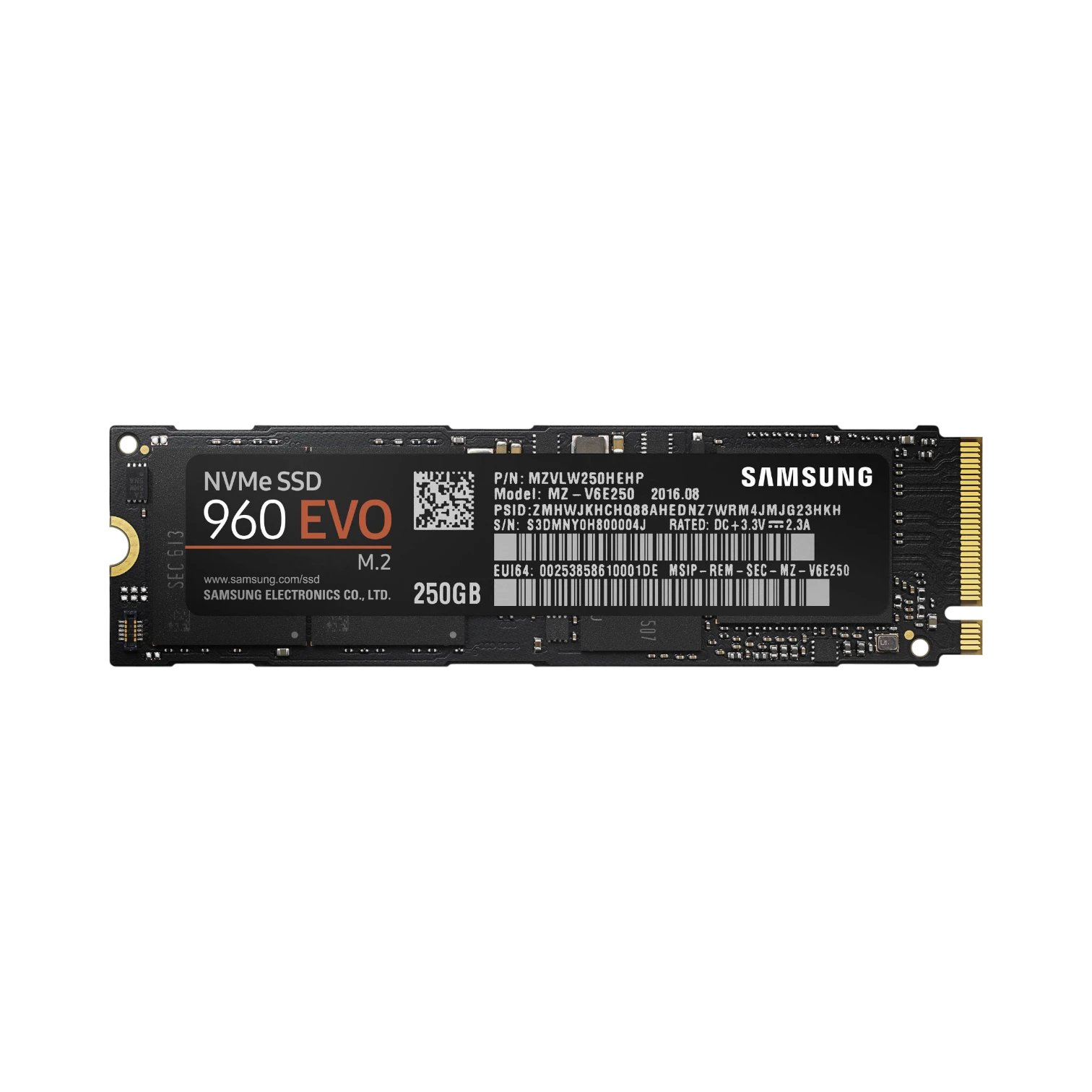 Samsung 960 EVO 250GB 1,500 MB/s NVMe M.2 Internal SSD — Being Shipped