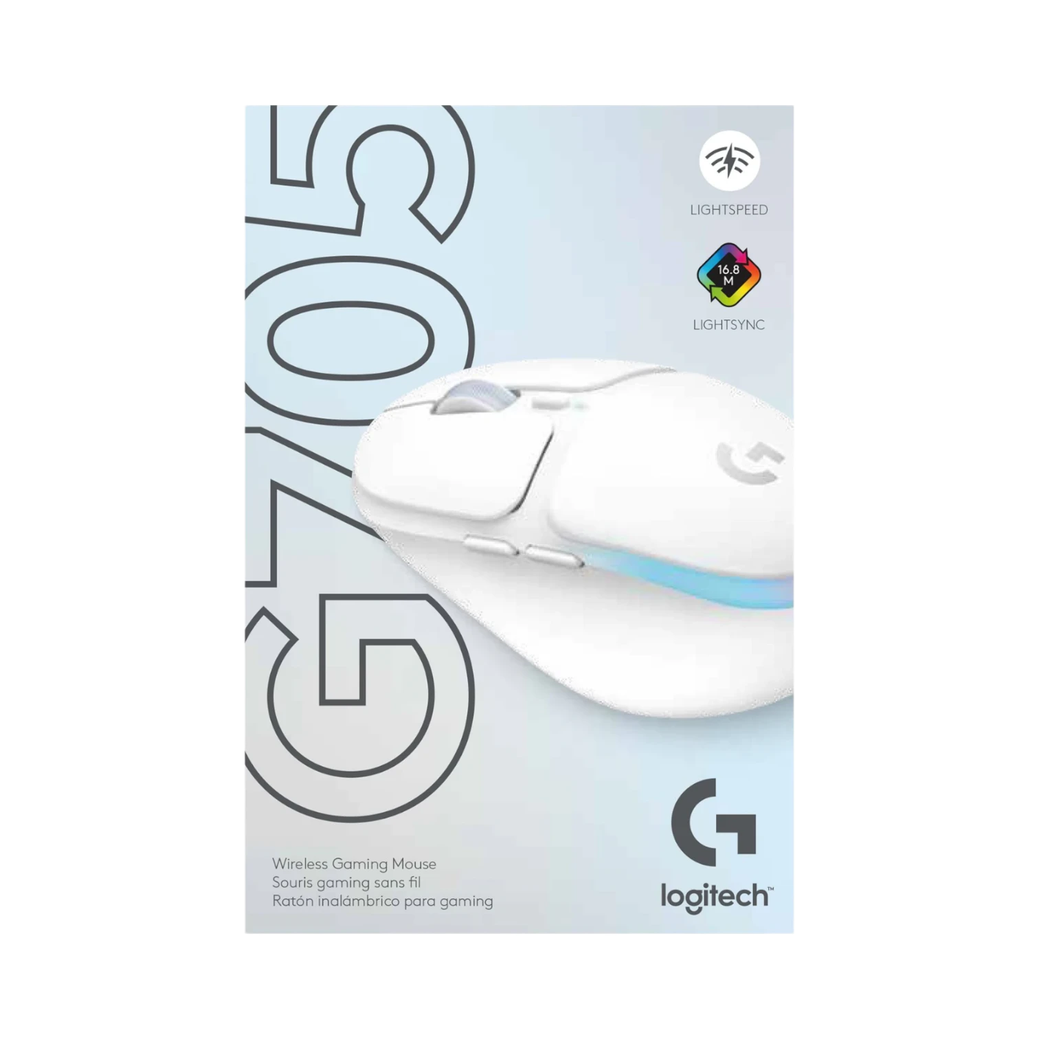 Logitech G G705 LIGHTSPEED Wireless RGB Gaming Mouse (White Mist) — Being Shipped