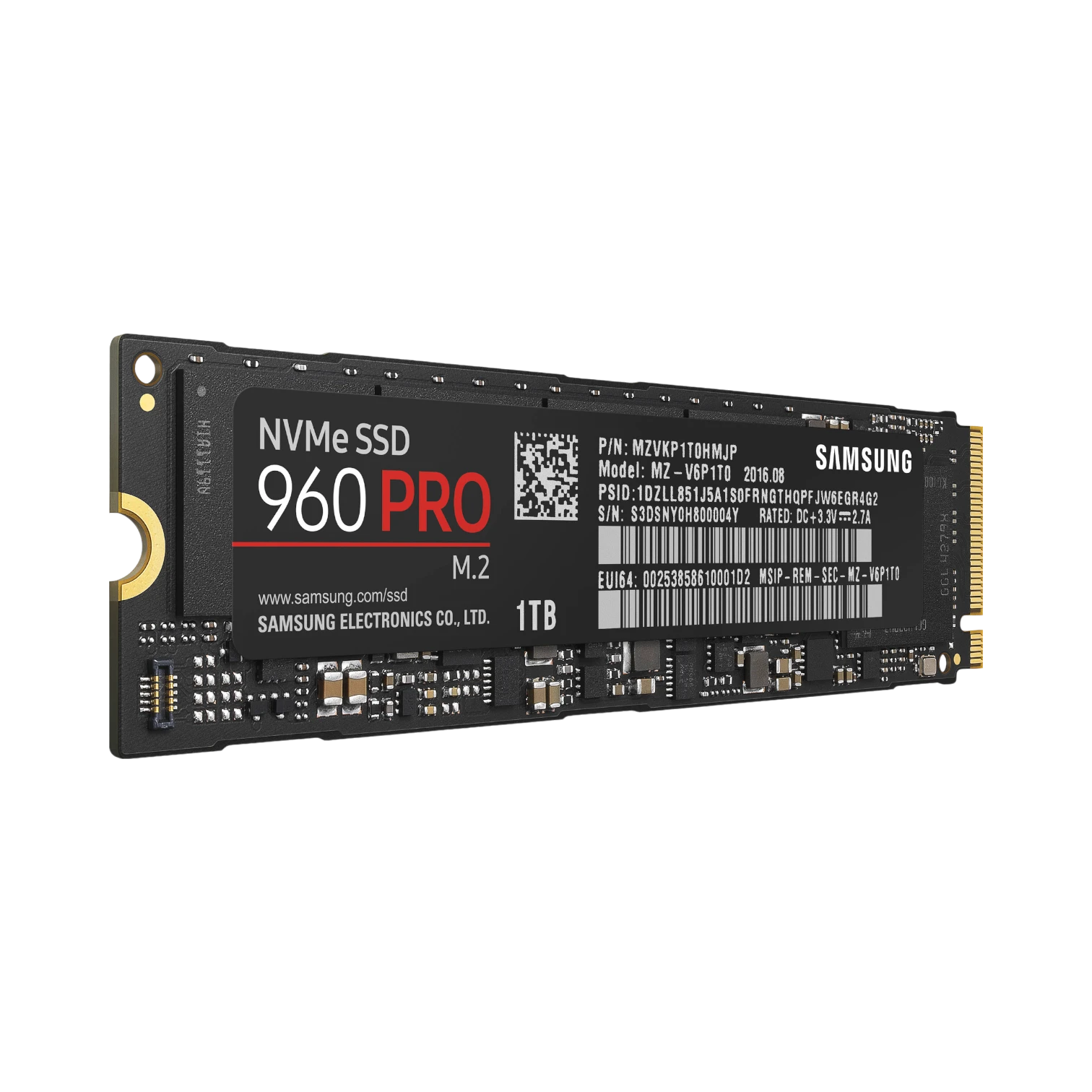 Samsung 960 PRO 1TB 2,100 MB/s NVMe M.2 Internal SSD — Being Shipped