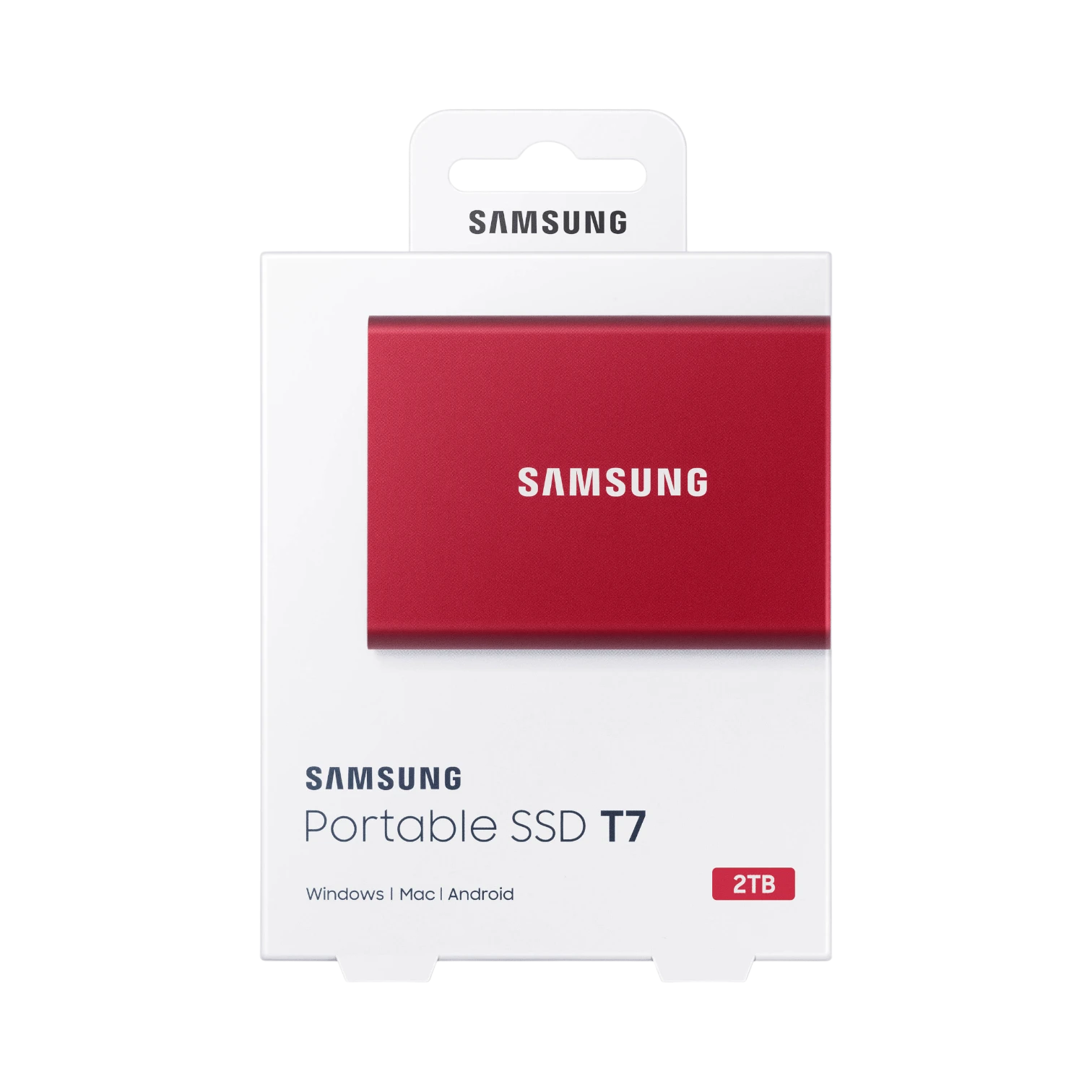 Samsung 2TB T7 Portable SSD (Metallic Red) — Being Shipped