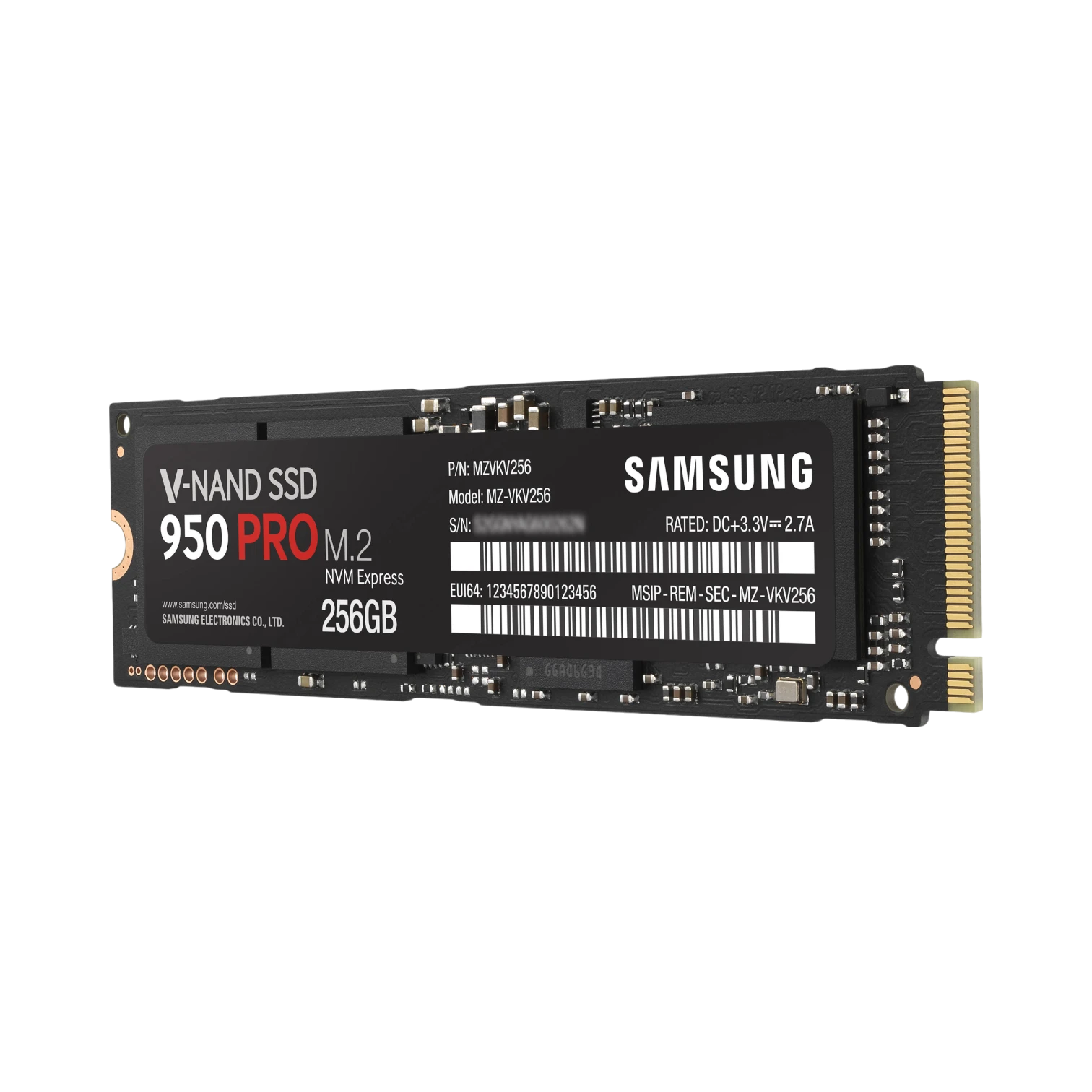 Samsung 950 PRO 256GB 900 MB/s NVMe M.2 SSD — Being Shipped