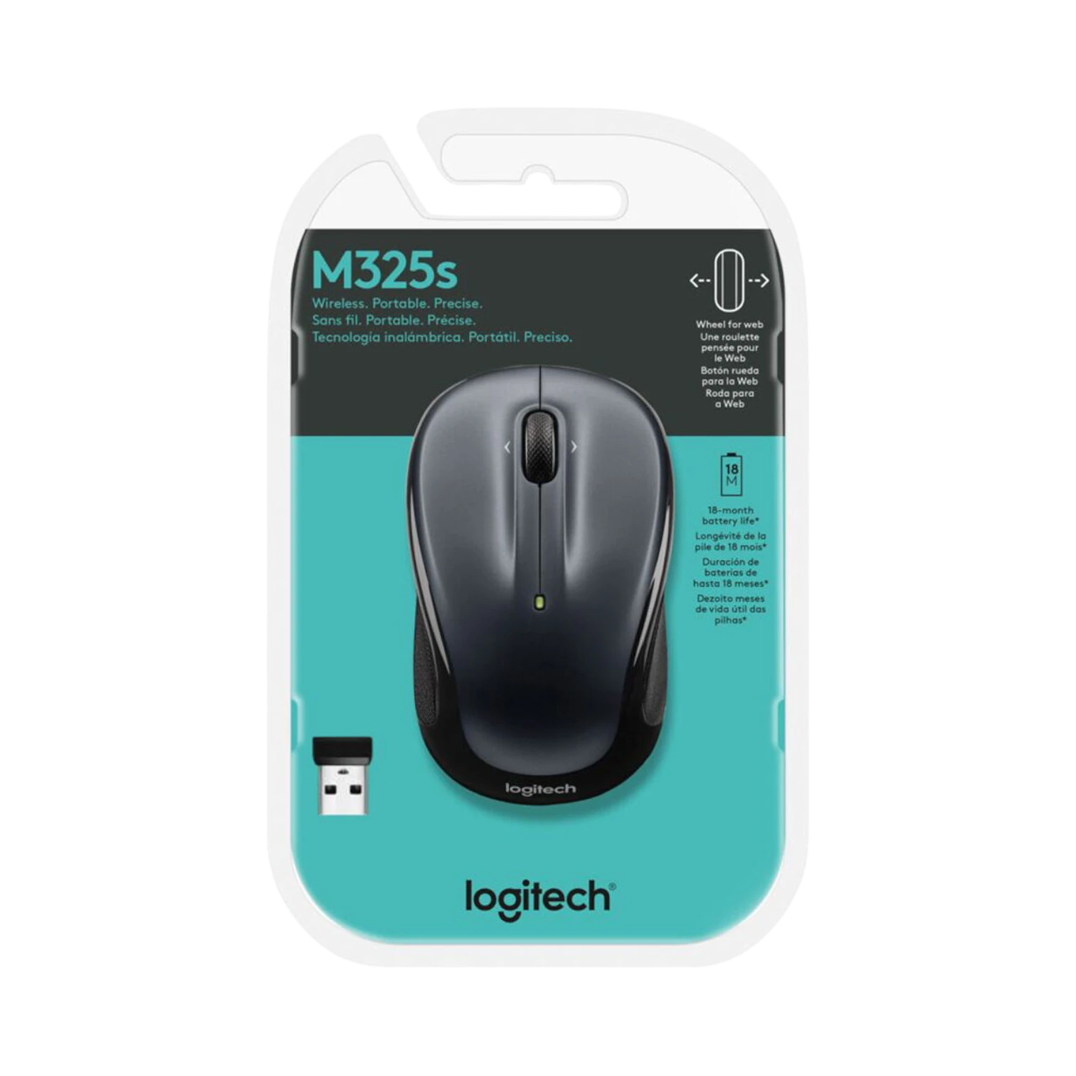 Logitech M325S Wireless Mouse (Dark Silver) — Being Shipped