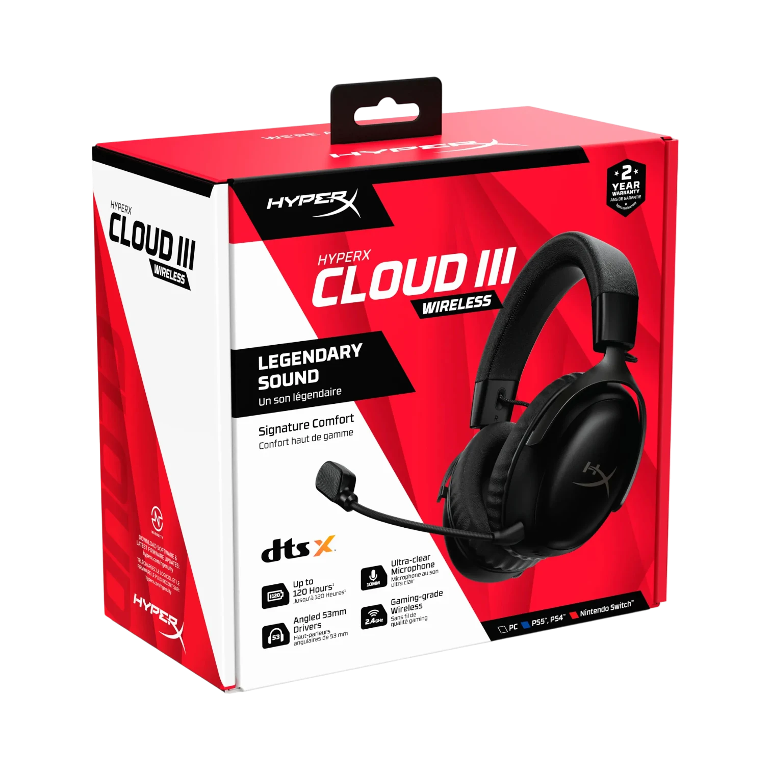 HyperX Cloud III Wireless Gaming Headset (Black) — Being Shipped