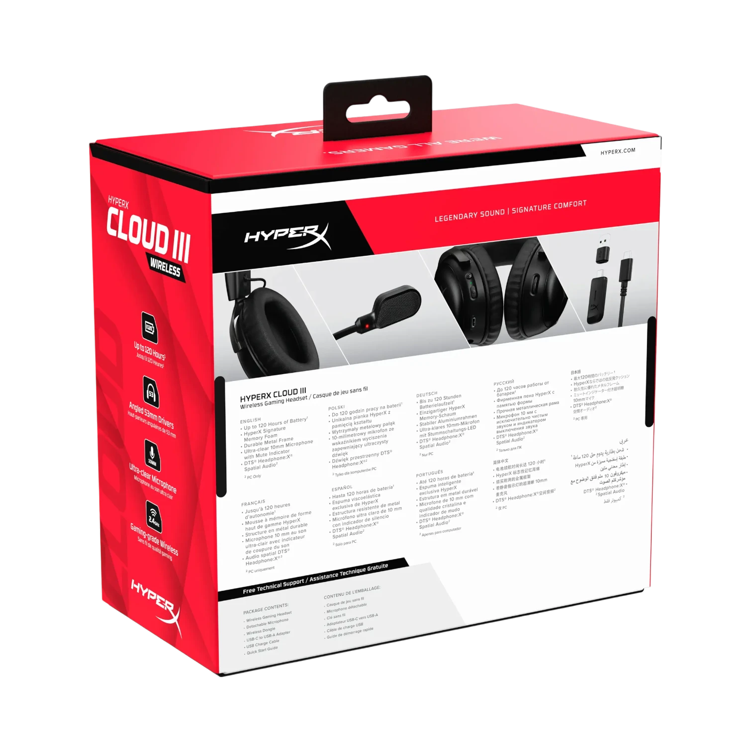 HyperX Cloud III Wireless Gaming Headset (Black) — Being Shipped