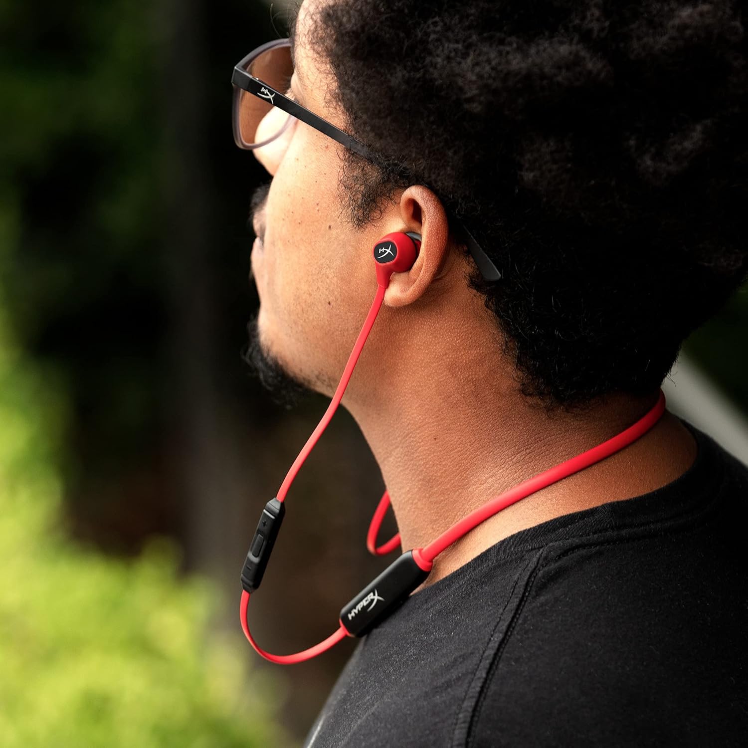 HyperX Cloud Buds Wireless Neckband In-Ear Headphones (Black/Red) — Being Shipped