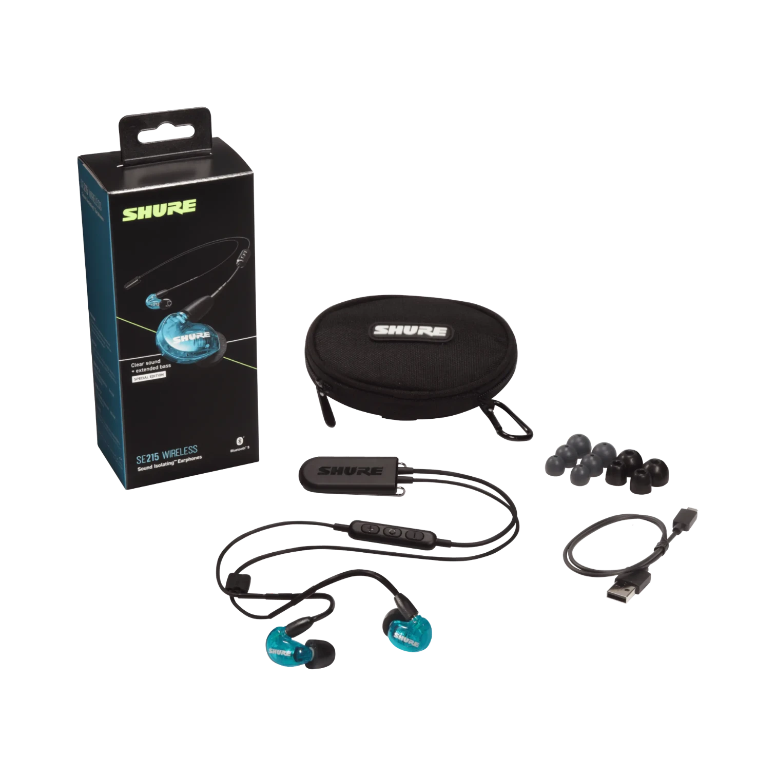 Shure SE215SPE Special-Edition Sound-Isolating Earphones (Blue) — Being Shipped