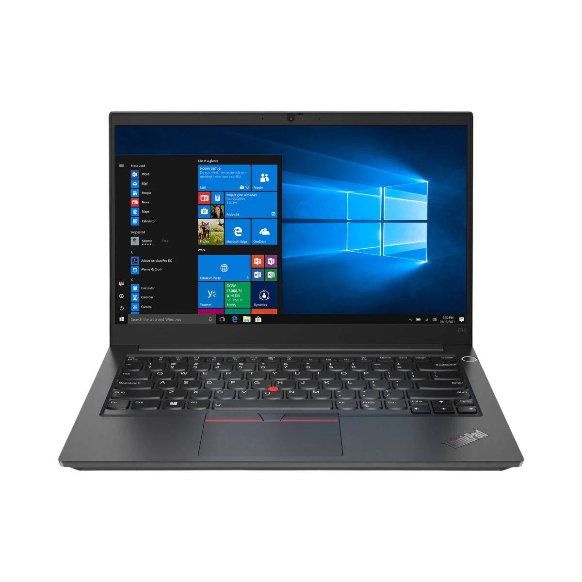 Lenovo 14" ThinkPad E14 Gen 3 Laptop AMD Ryzen 7 5700U, 8GB RAM, 256GB SSD (Black) — Being Shipped