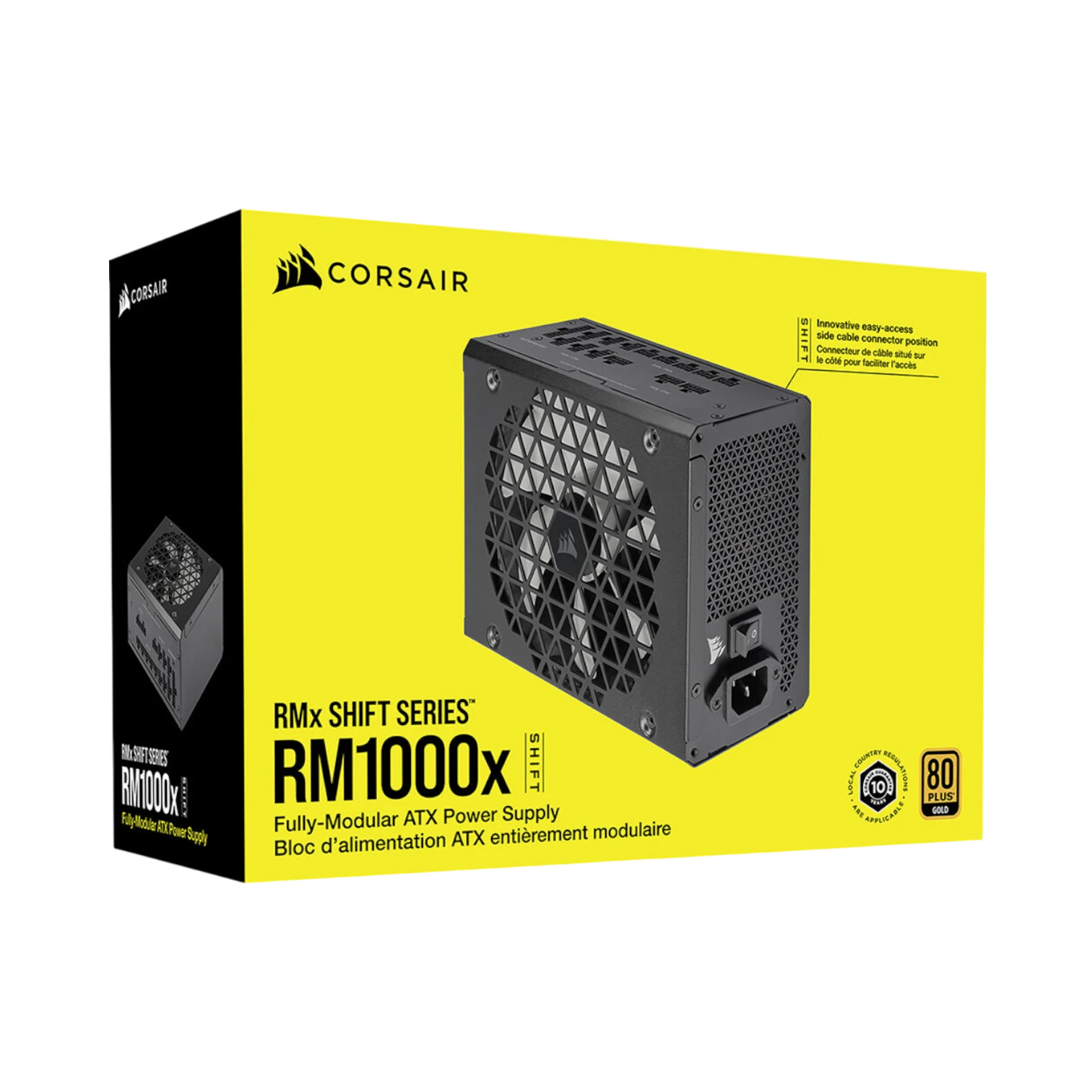 Corsair RM1000x SHIFT 80 PLUS Gold Modular Power Supply — Being Shipped