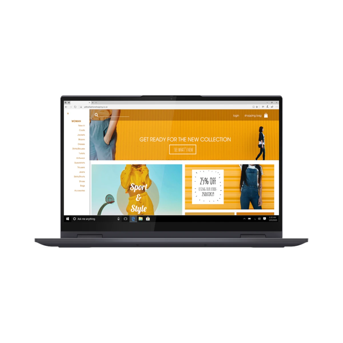 Lenovo Yoga 7i 2-in-1 15.6" Touch Screen Laptop Intel Core i5-1135G7, 8GB RAM, 256GB SSD — Being Shipped