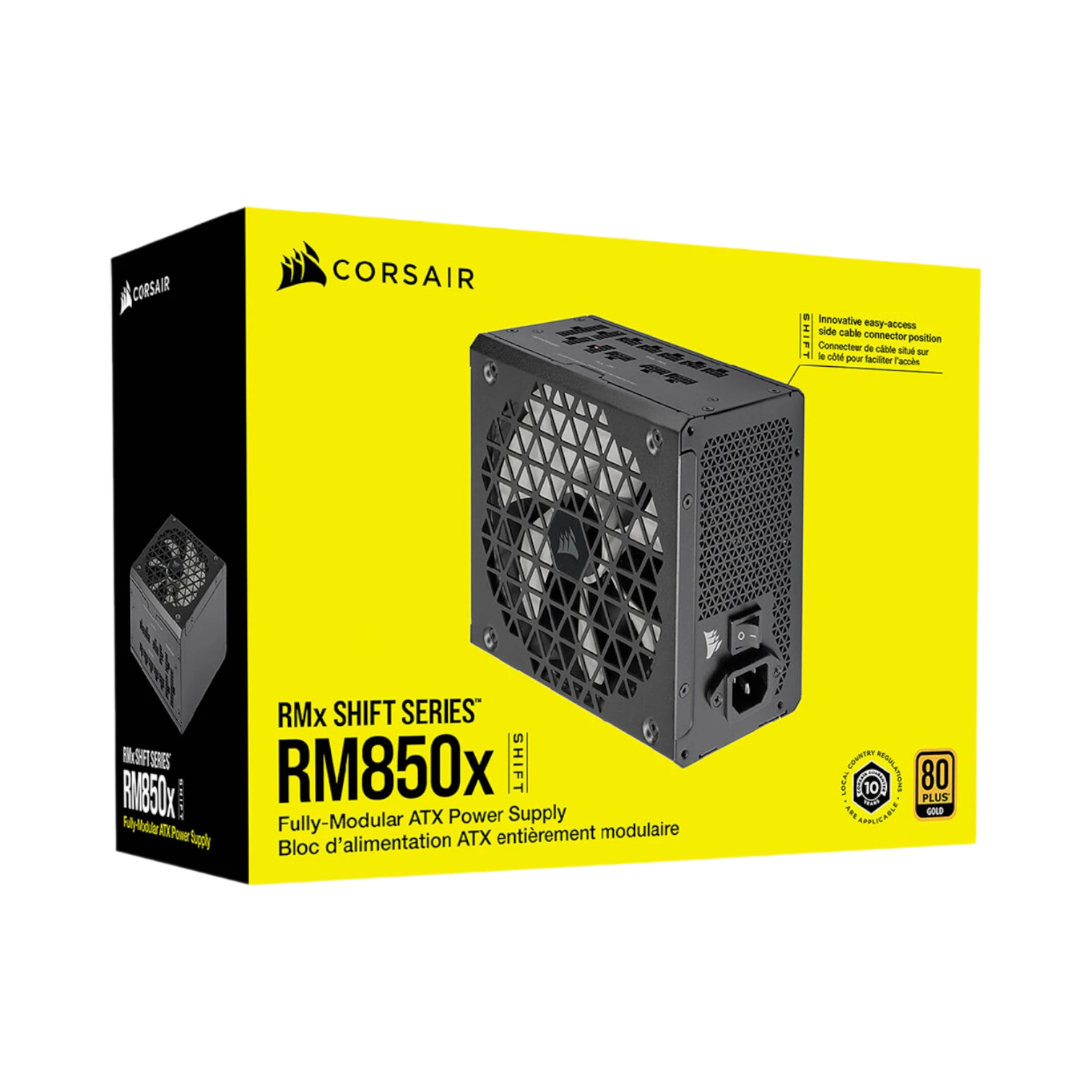 Corsair RM850x SHIFT 80 PLUS Gold Modular Power Supply — Being Shipped