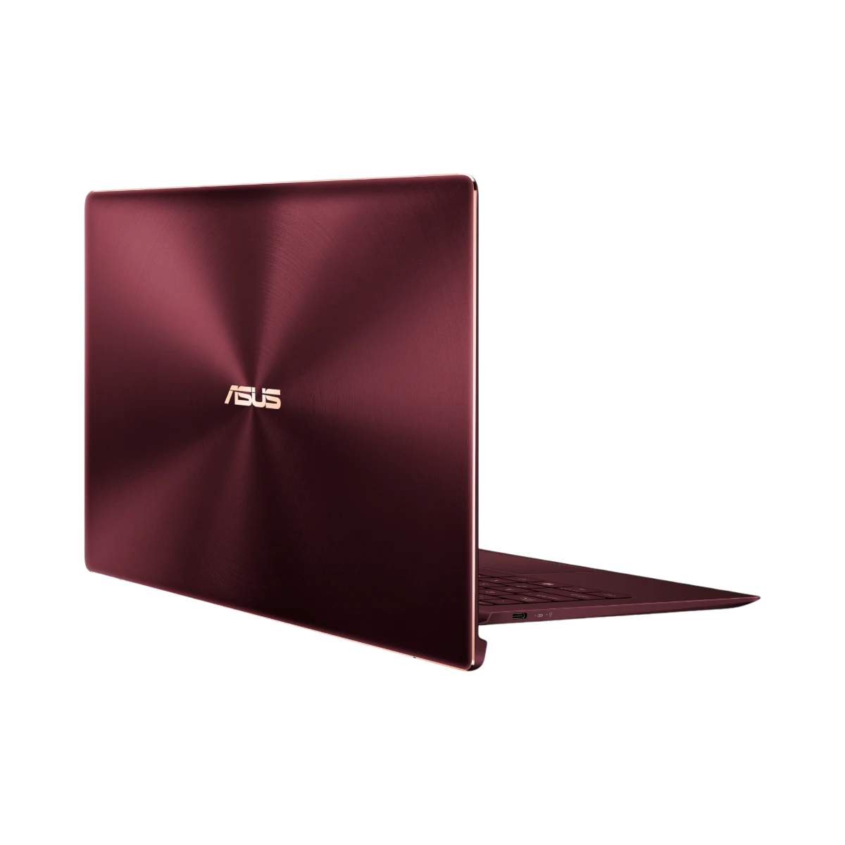 ASUS 13.3" ZenBook S UX391UA Laptop, Intel Core i7-8550U, 8GB RAM, 256GB SSD (Burgundy Red) — Being Shipped