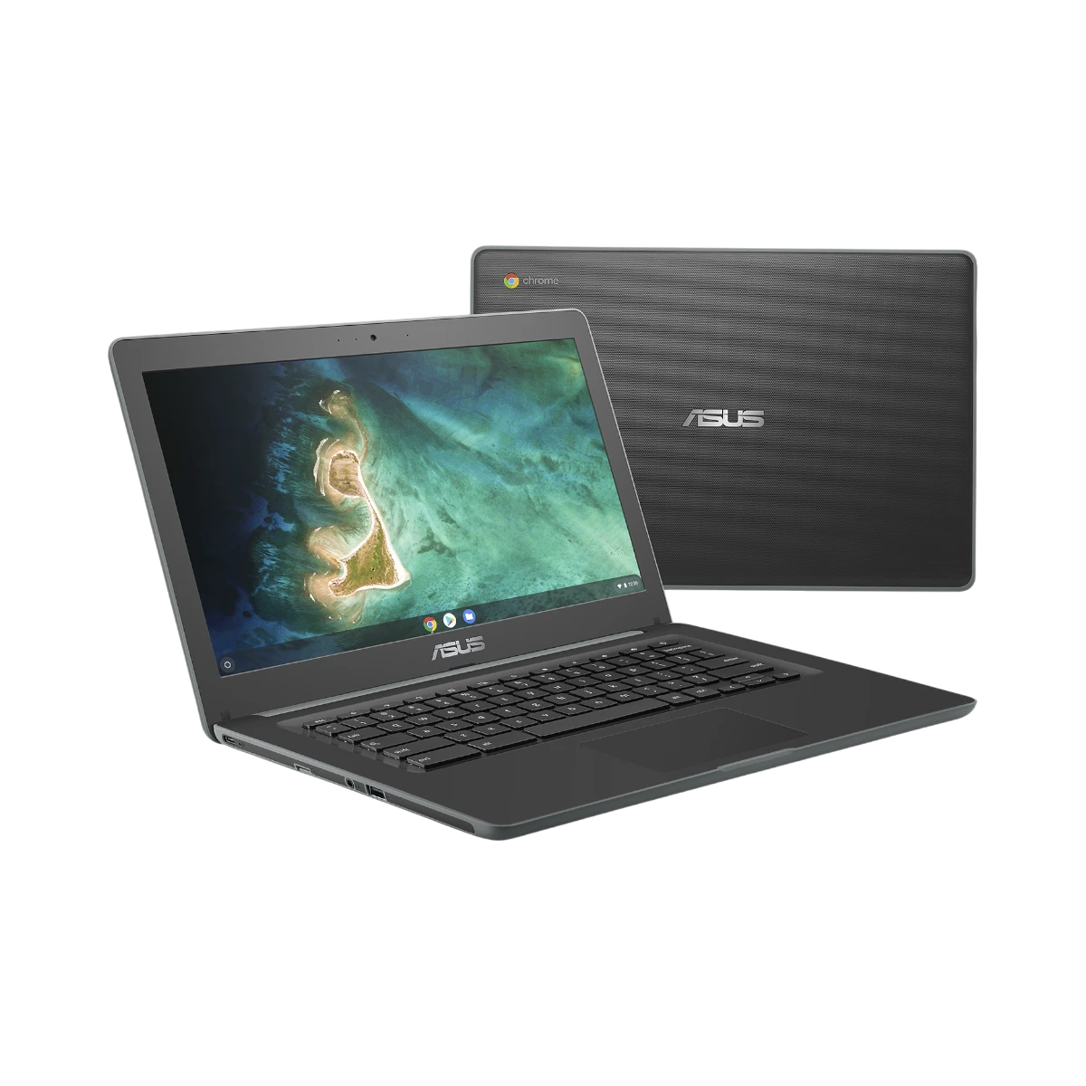 ASUS Chromebook C403 14" Rugged Laptop, Intel Celeron N3350, 4GB RAM, 32GB eMMC — Being Shipped