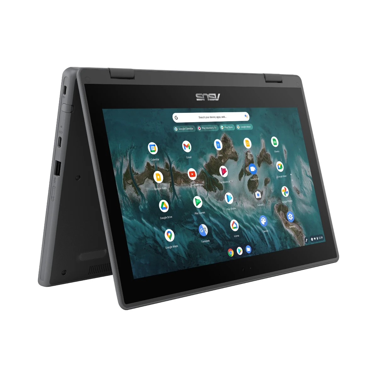 ASUS Chromebook Flip CR1 11.6" Notebook, Intel Celeron N5100, 4GB RAM, 32GB eMMC — Being Shipped