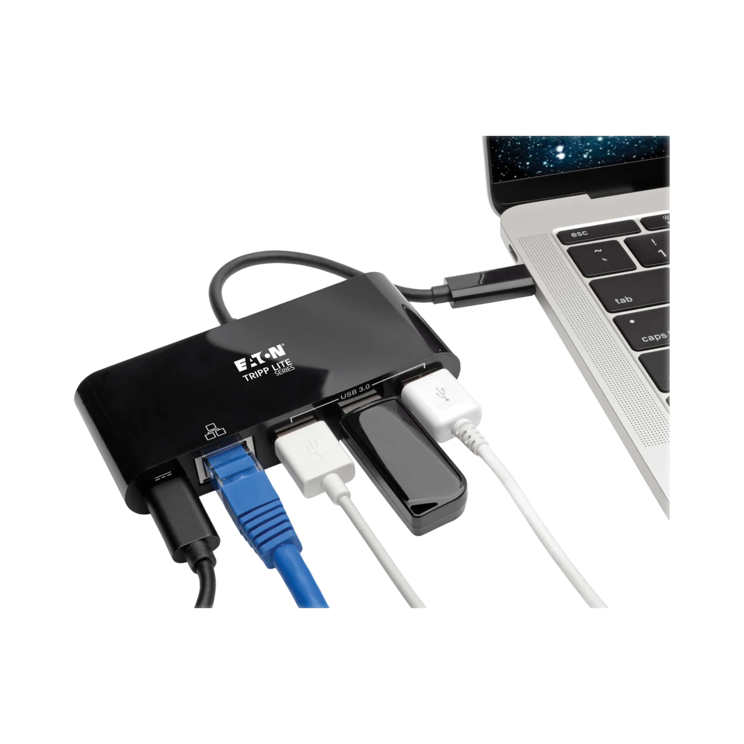 Tripp Lite USB-C to Gigabit Ethernet Adapter Converter Docking Station — Being Shipped