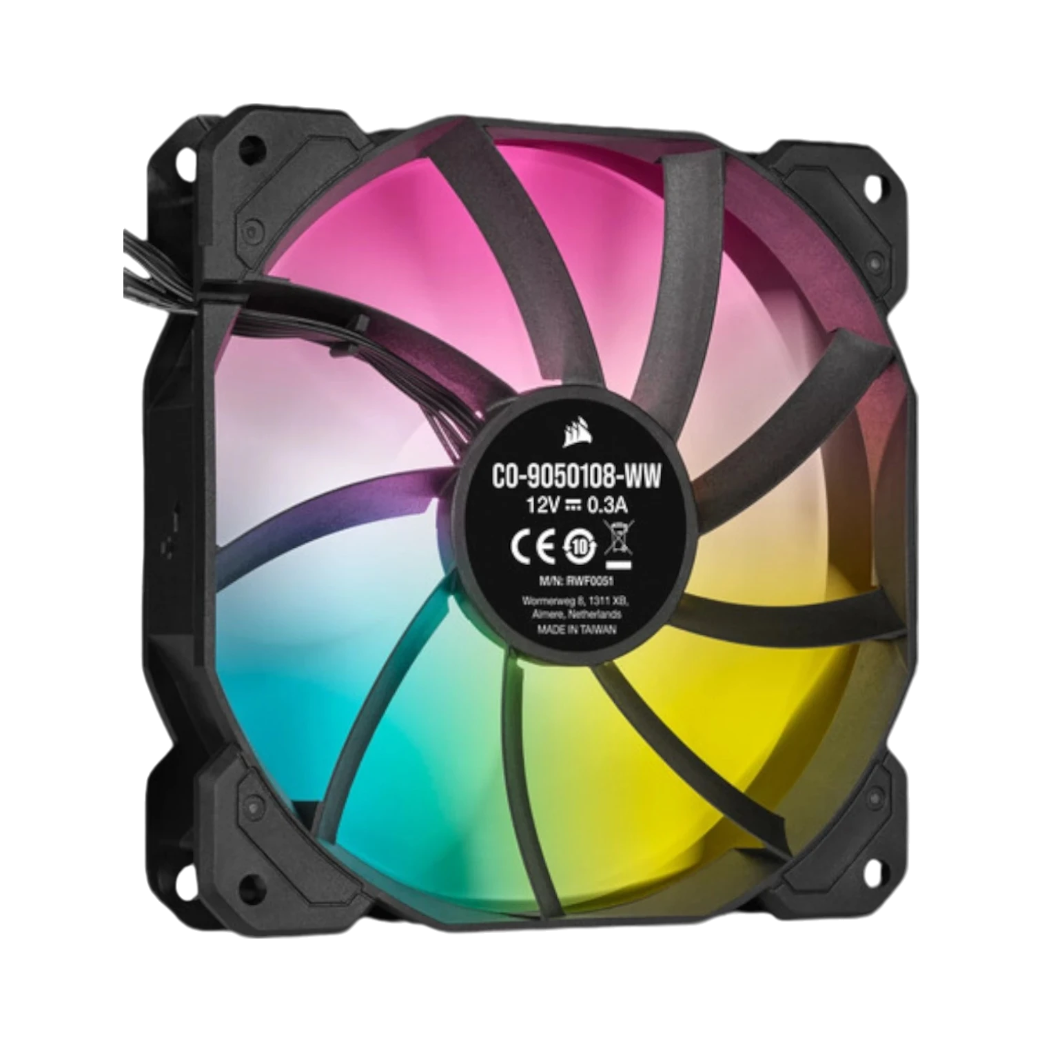 CORSAIR iCUE SP120 RGB ELITE Performance 120mm Case Fan (Black) — Being Shipped