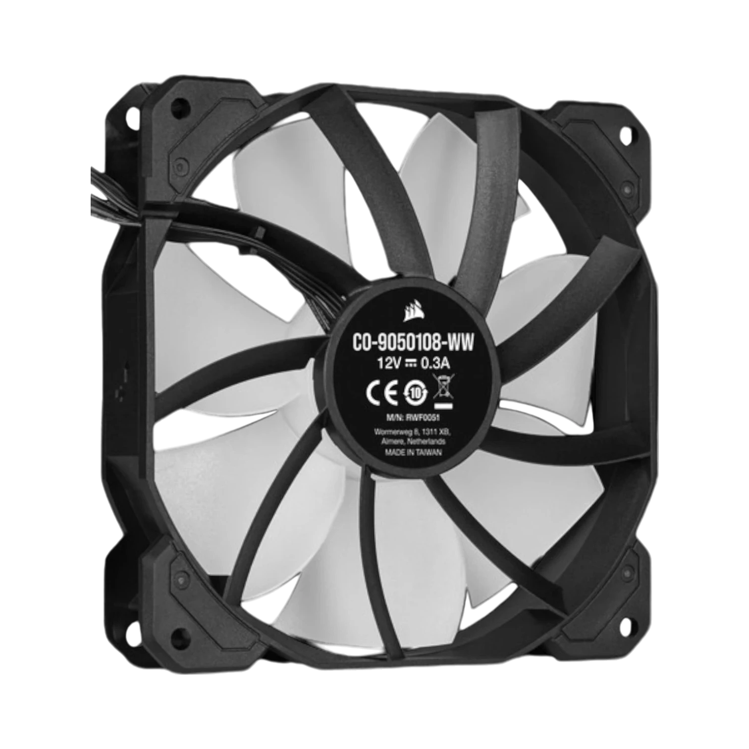 CORSAIR iCUE SP120 RGB ELITE Performance 120mm Case Fan (Black) — Being Shipped