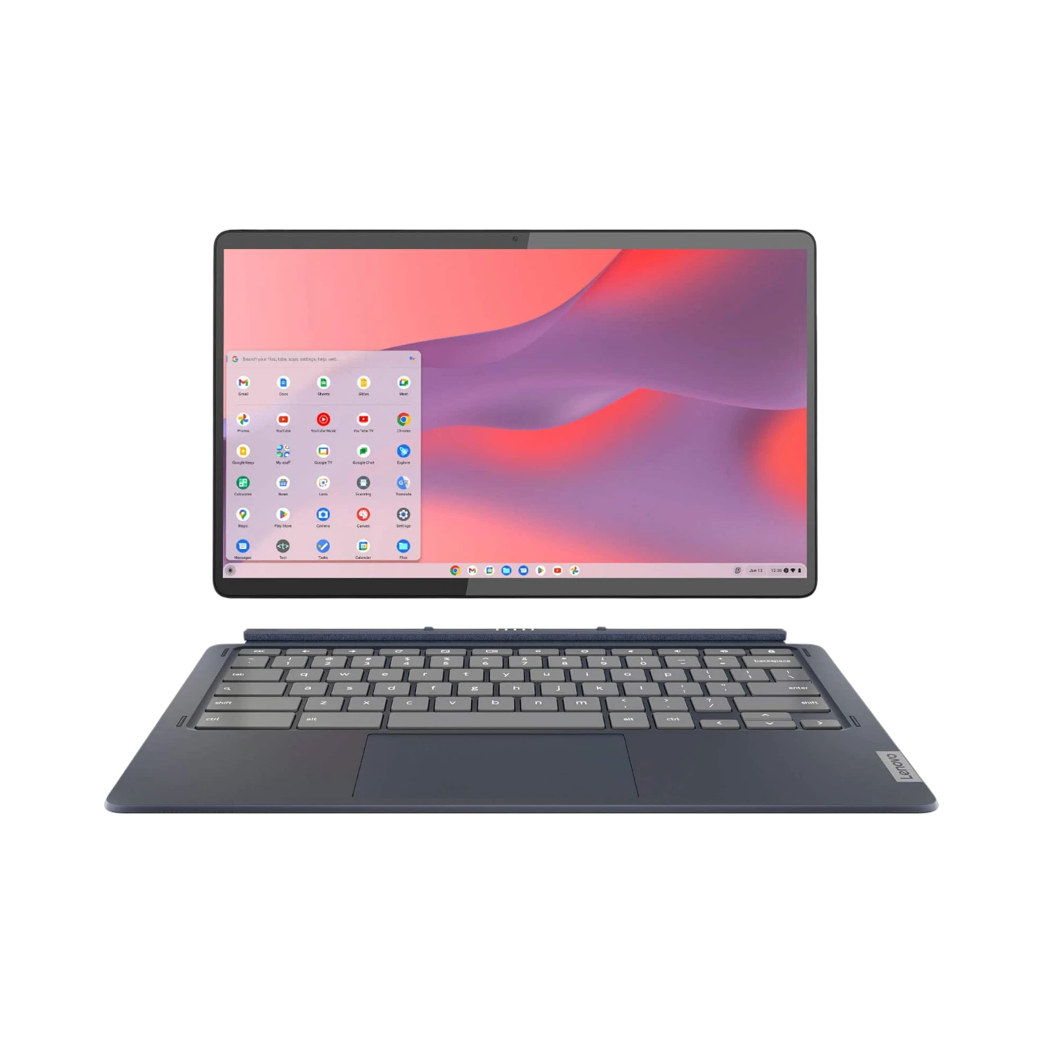 Lenovo IdeaPad Duet 5 Chromebook 13.3'' 2-in-1 Laptop, Qualcomm Snapdragon, 8GB RAM, 128GB eMMC — Being Shipped