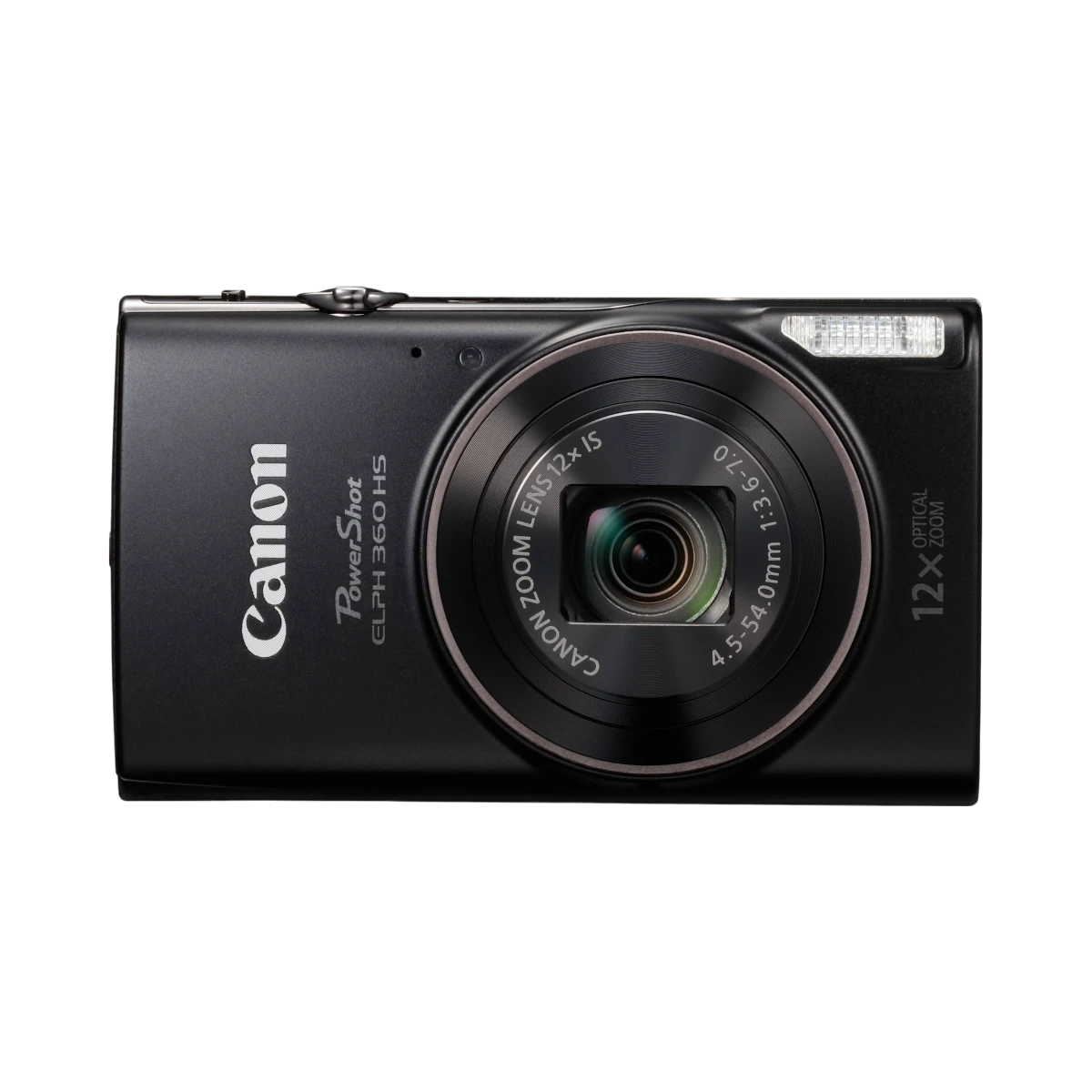 Canon PowerShot ELPH 360 HS Digital Camera (Black) — Being Shipped