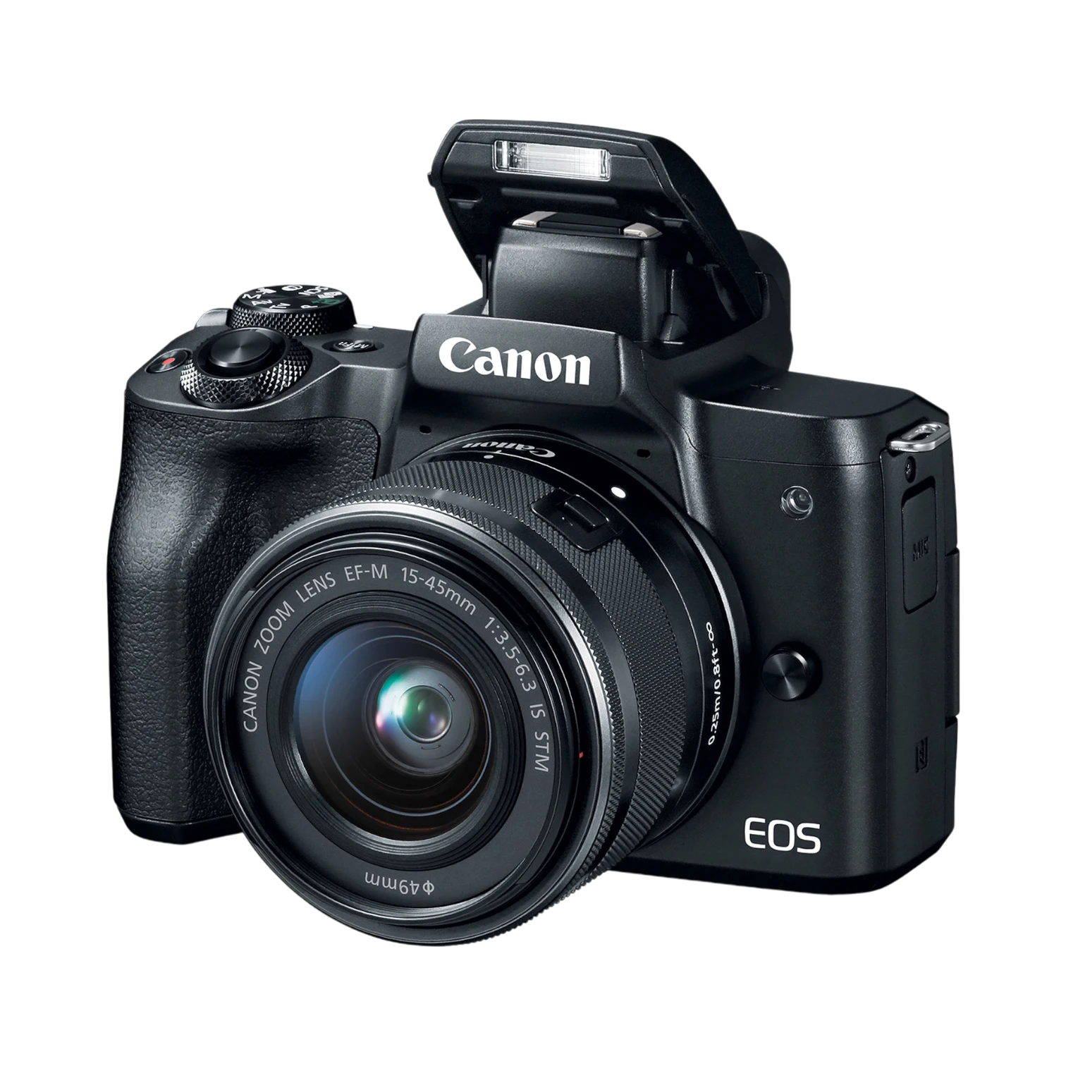 Canon EOS M50 Mirrorless Camera with 15-45mm Lens Video Creator Kit (Black) — Being Shipped