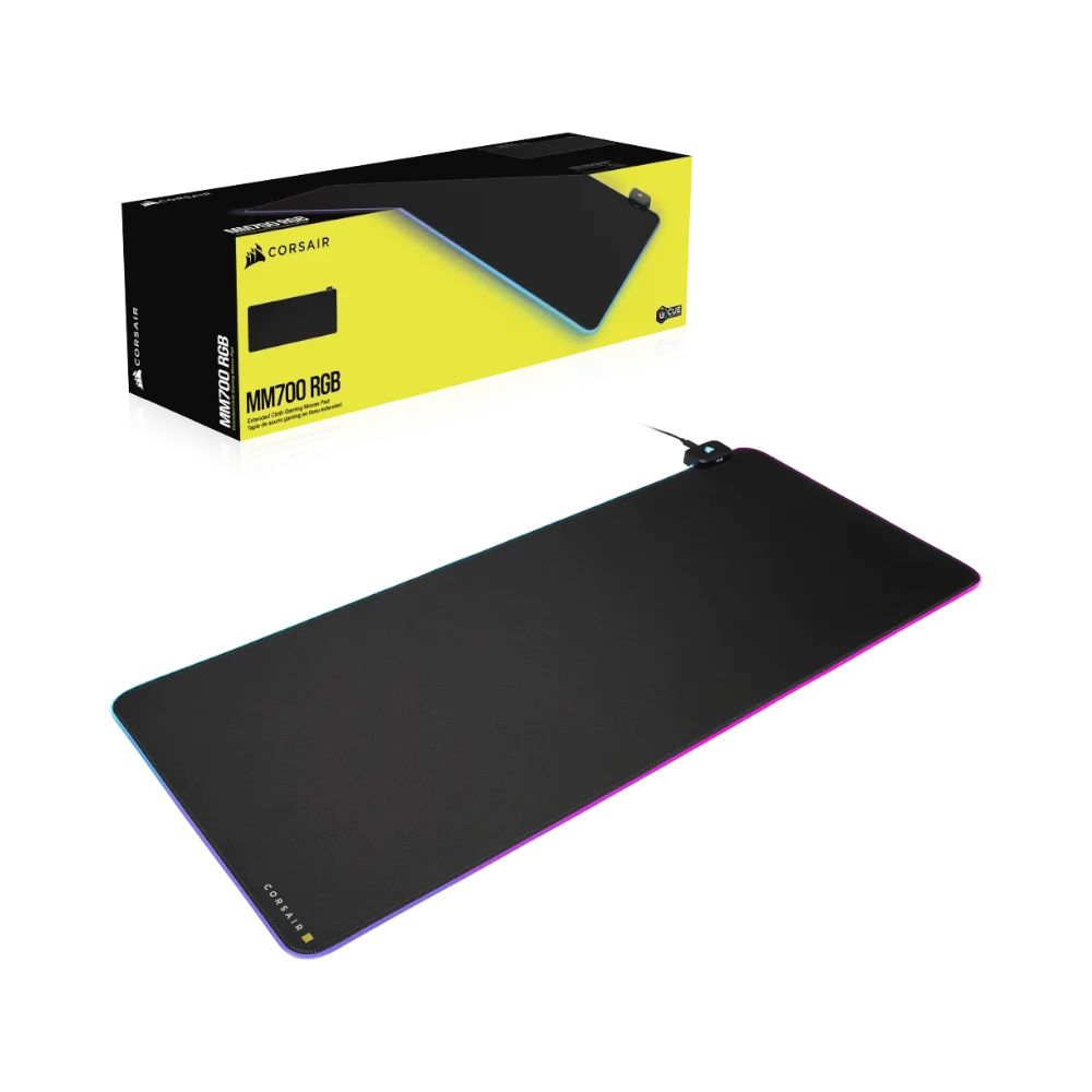 Corsair MM700 RGB Extended RGB Gaming Mouse Pad (Black) — Being Shipped