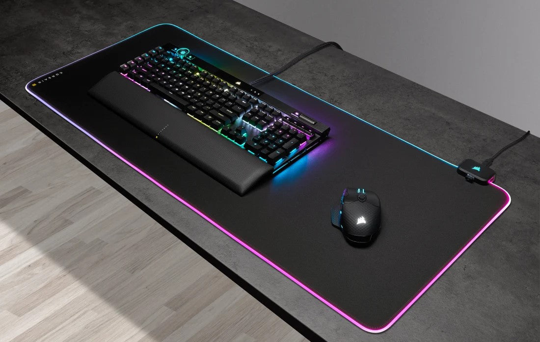 Corsair MM700 RGB Extended RGB Gaming Mouse Pad (Black) — Being Shipped