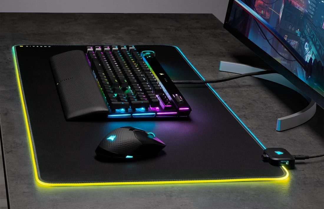 Corsair MM700 RGB Extended RGB Gaming Mouse Pad (Black) — Being Shipped