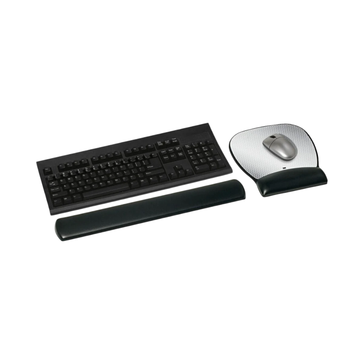 3M WR310LE Leatherette Gel Wrist Rest for Keyboard (Black) — Being Shipped