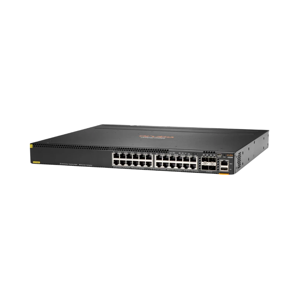 Aruba HPE CX 6300M 24-Port 1GbE PoE+ Switch — Being Shipped