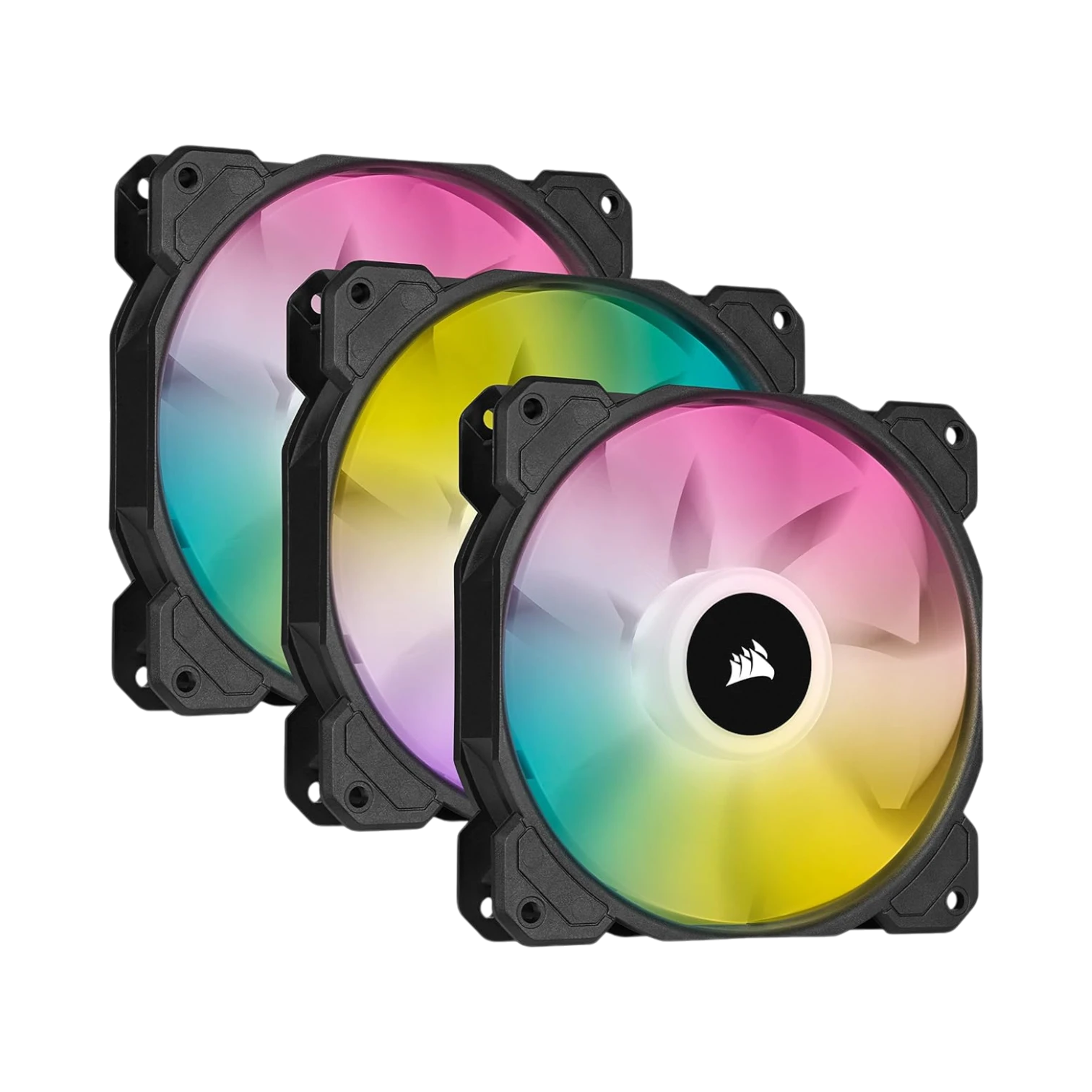 Corsair iCUE SP120 3-Pack RGB ELITE Performance 120mm Case Fan (Black) — Being Shipped