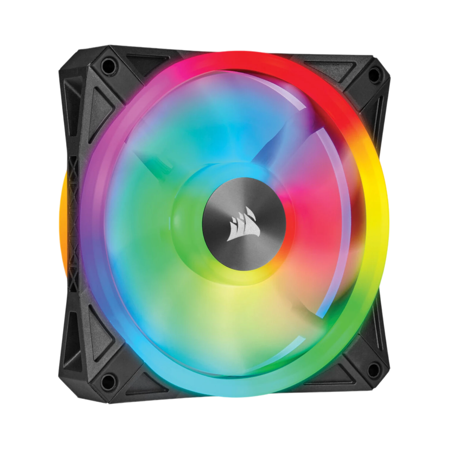 Corsair iCUE QL120 3-Pack RGB 120mm PWM Lighting Node CORE Fan (Black) — Being Shipped