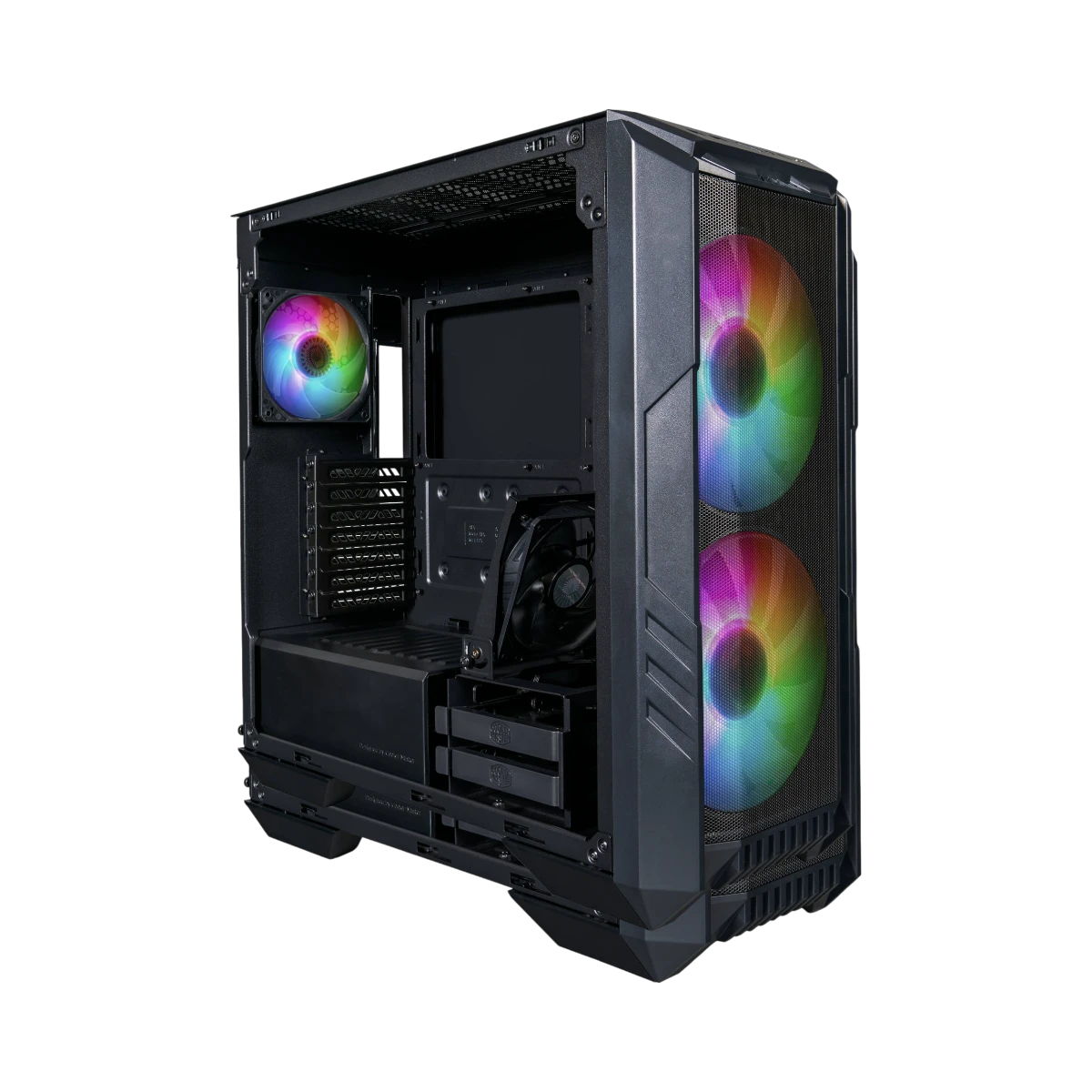 Cooler Master HAF 500 Mid-Tower Gaming Case (Black) — Being Shipped