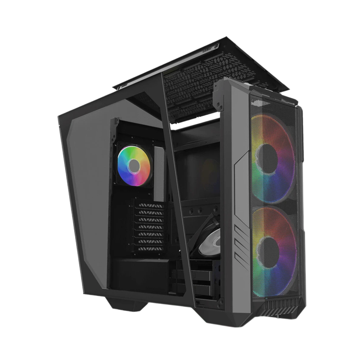 Cooler Master HAF 500 Mid-Tower Gaming Case (Black) — Being Shipped