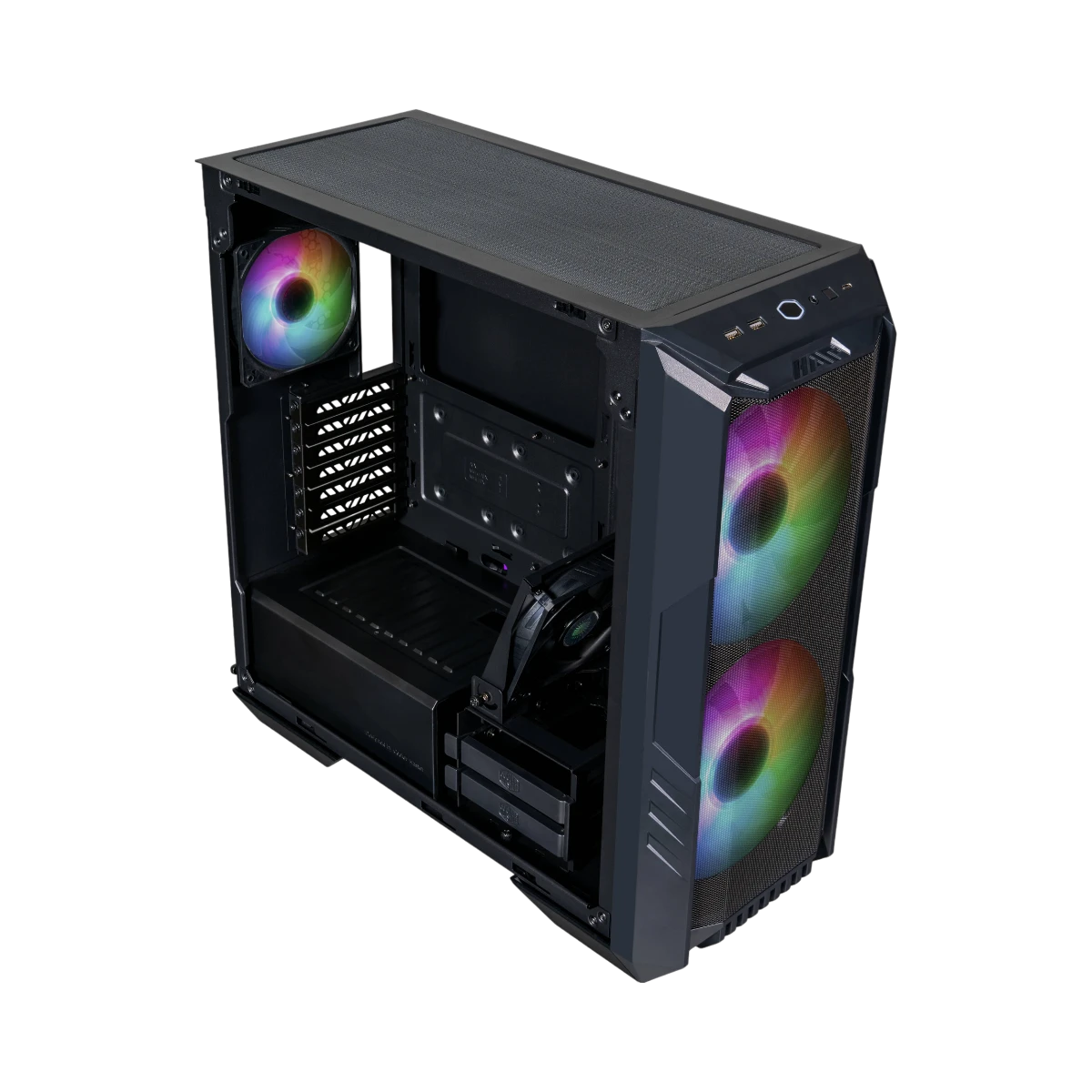 Cooler Master HAF 500 Mid-Tower Gaming Case (Black) — Being Shipped