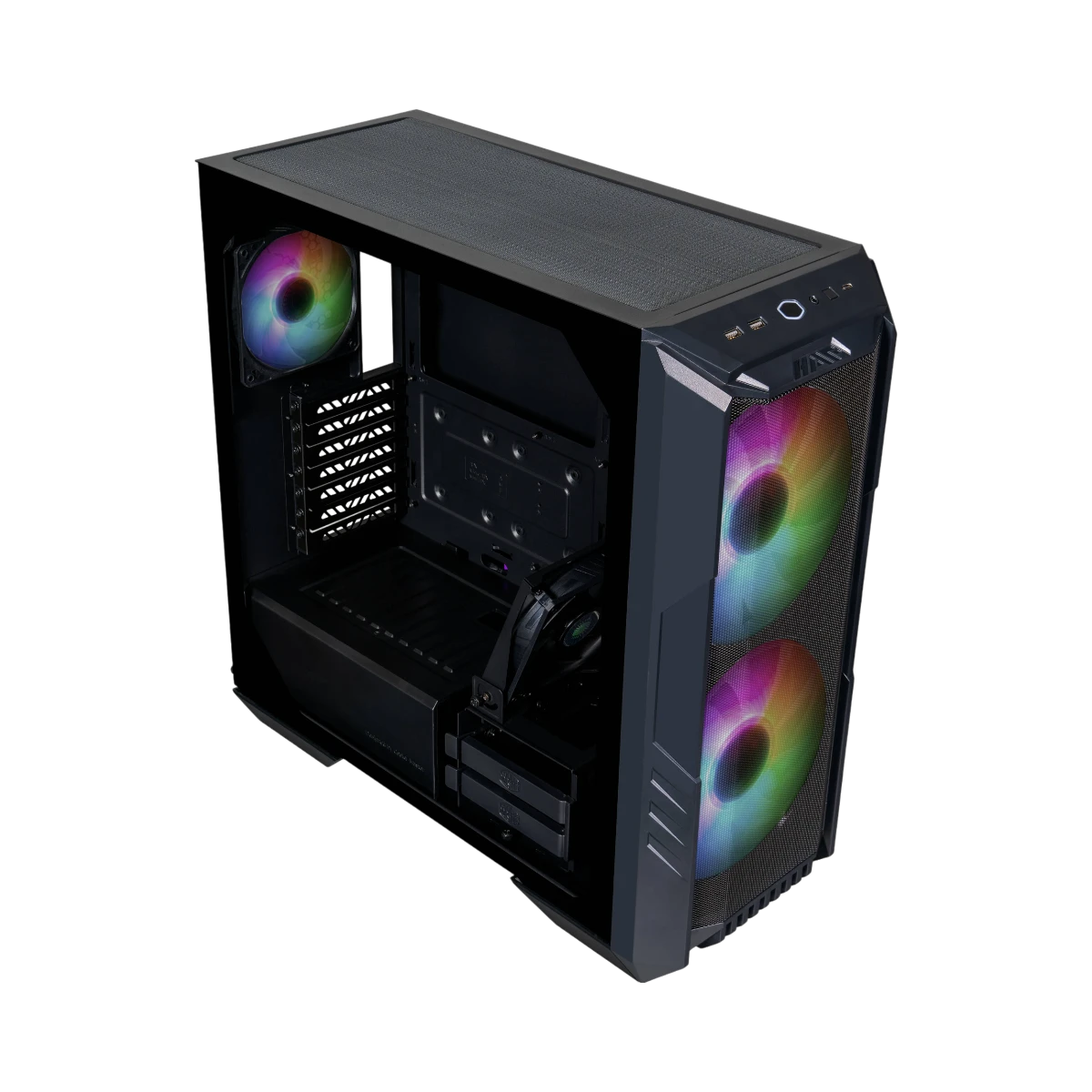 Cooler Master HAF 500 Mid-Tower Gaming Case (Black) — Being Shipped