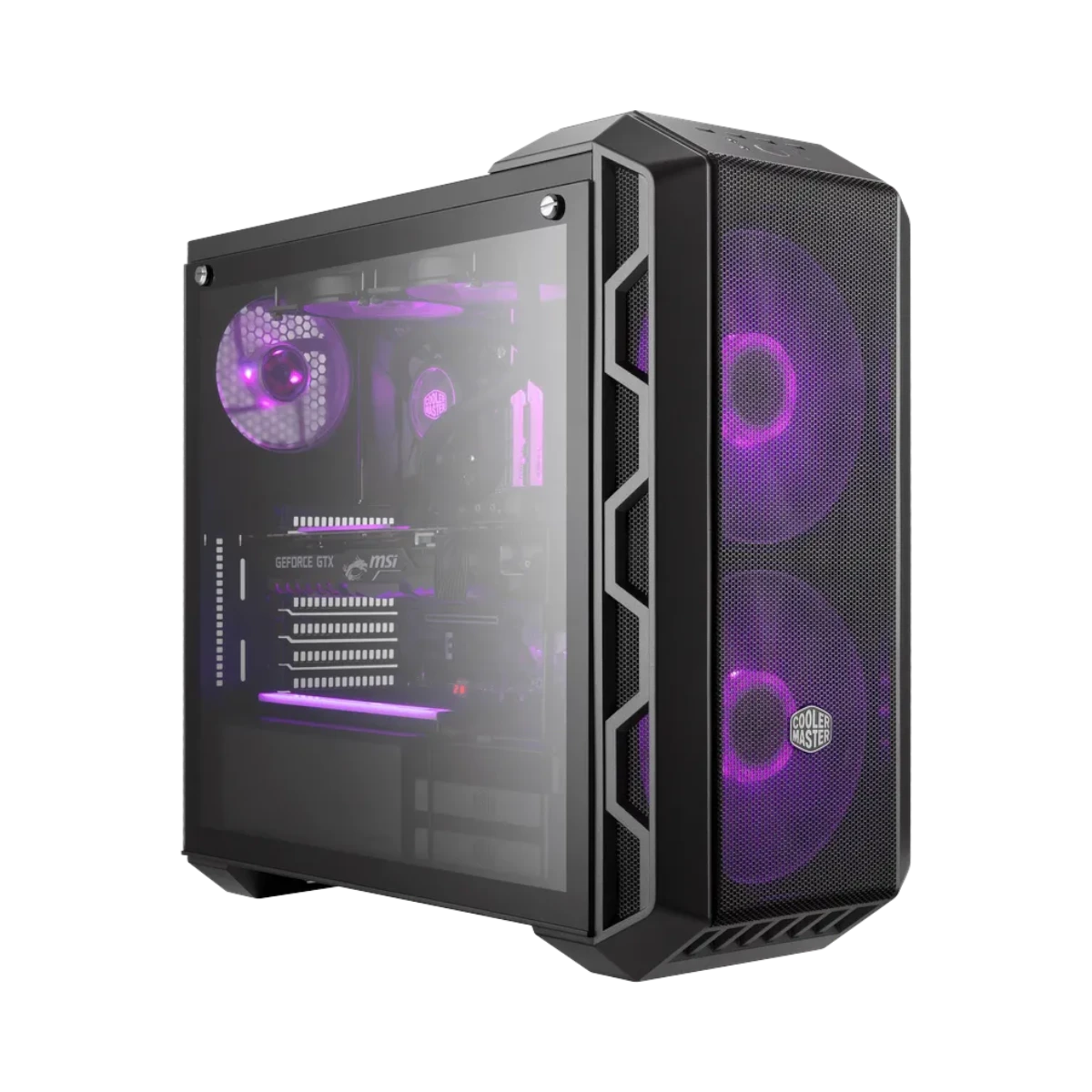 Cooler Master MasterCase H500 ATX Dual RGB Fans Mid-Tower Computer Case — Being Shipped