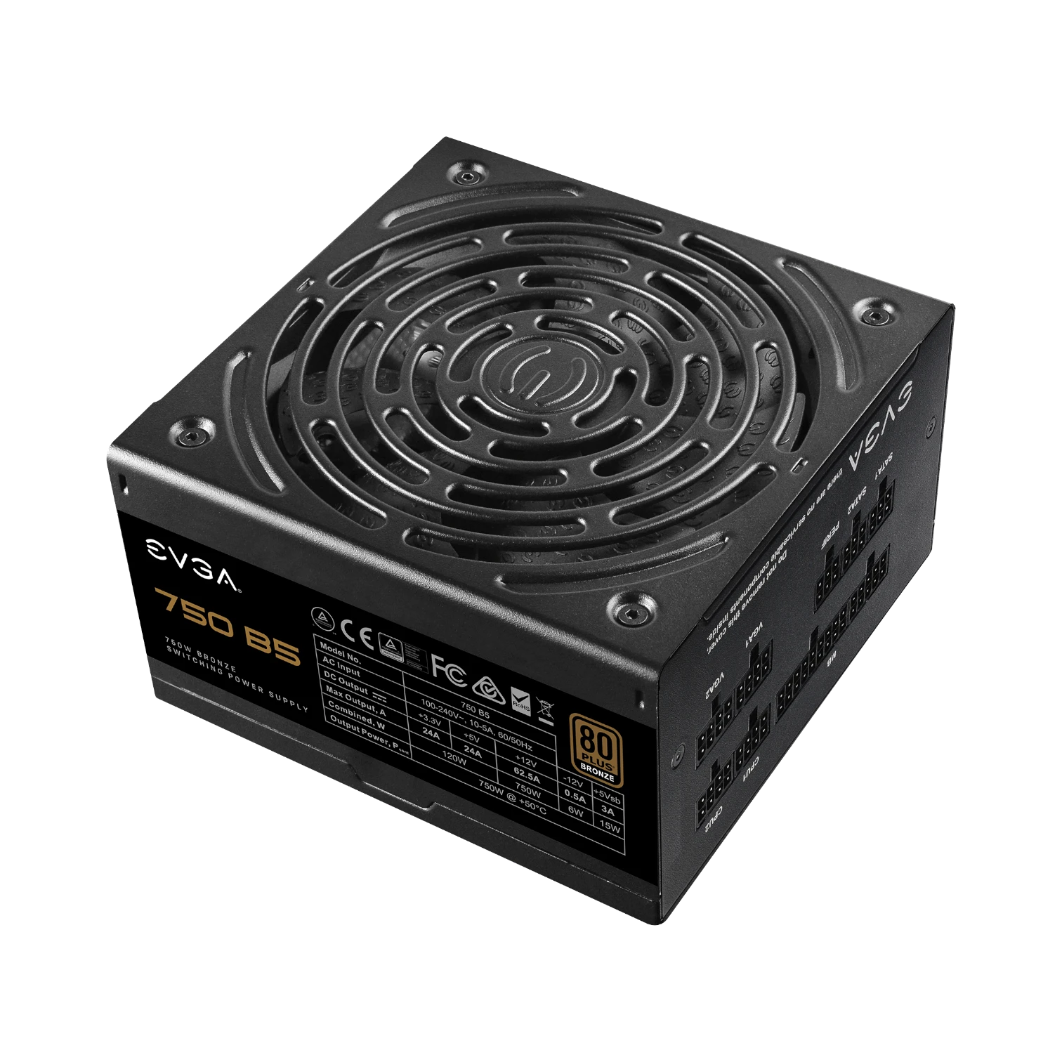 EVGA 750 B5 750W Fully Modular 80 Plus Bronze Power Supply — Being Shipped