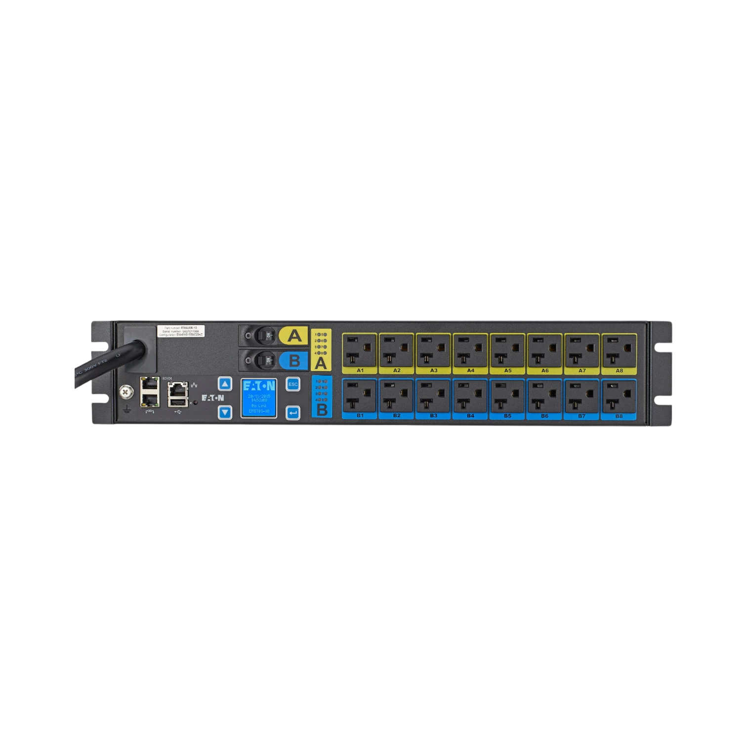 Eaton 24A 120V 2.88 kW 2U 16-Outlets Managed Rack Power Distribution Unit — Being Shipped