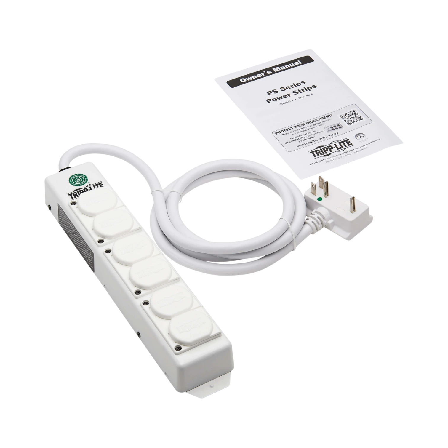 Tripp Lite Safe-IT UL 2930 6-Outlets Medical-Grade Power Strip — Being Shipped