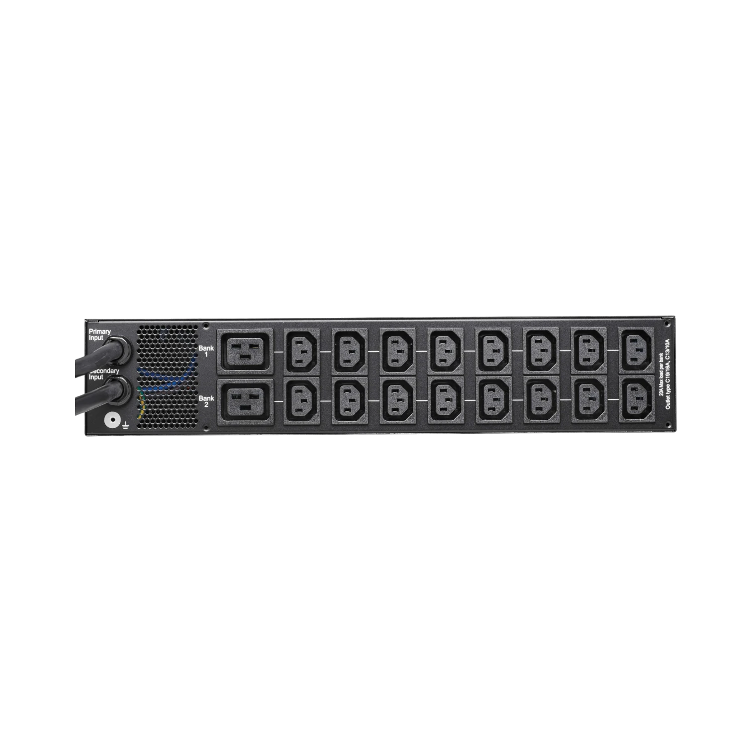 Tripp Lite 7.4kW 200-240V 16 x C13 & 2 x C19 Outlets Single-Phase ATS Power Distribution Unit — Being Shipped