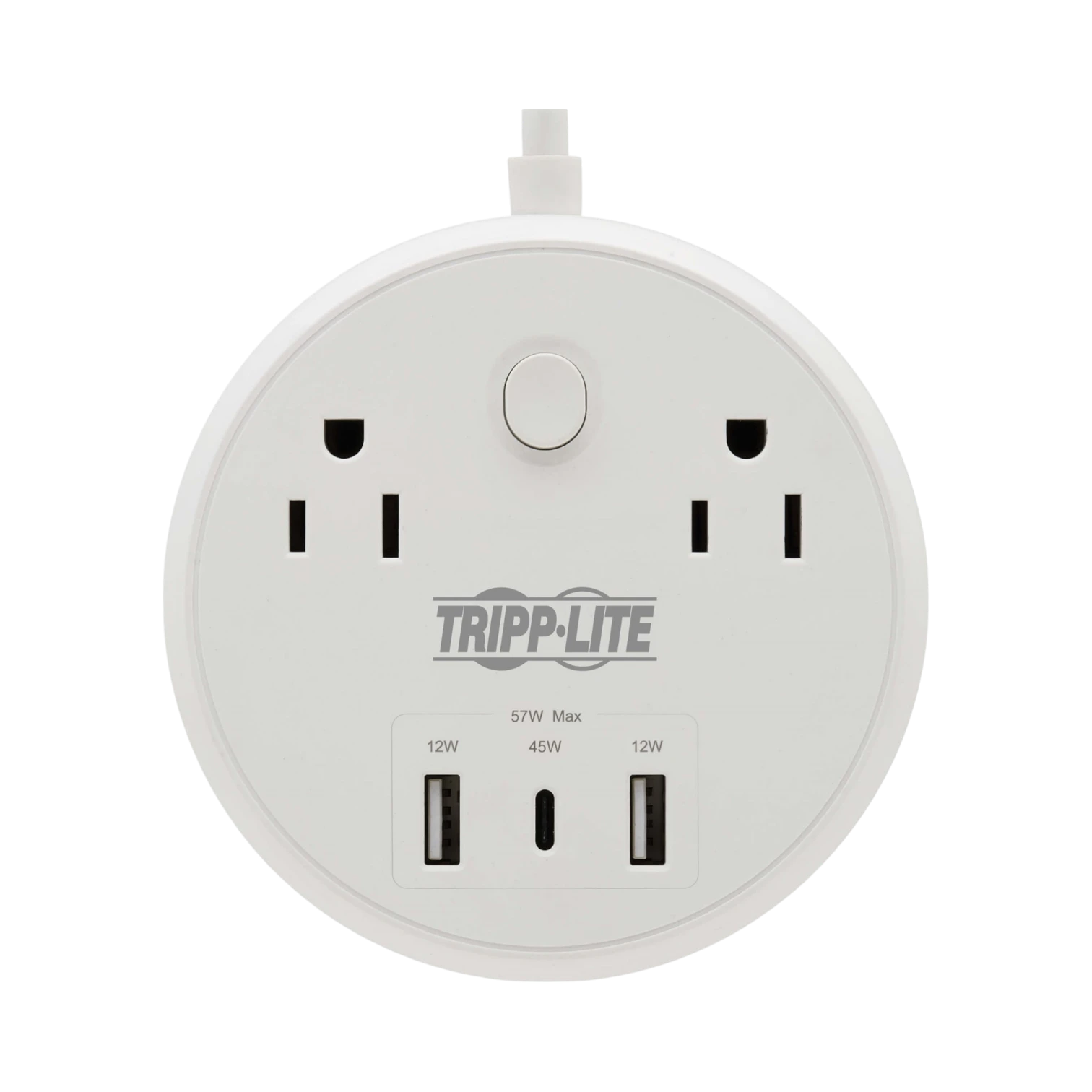 Tripp Lite 57W 8ft Cord 2-Outlet Surge Protector with 3 USB Ports — Being Shipped